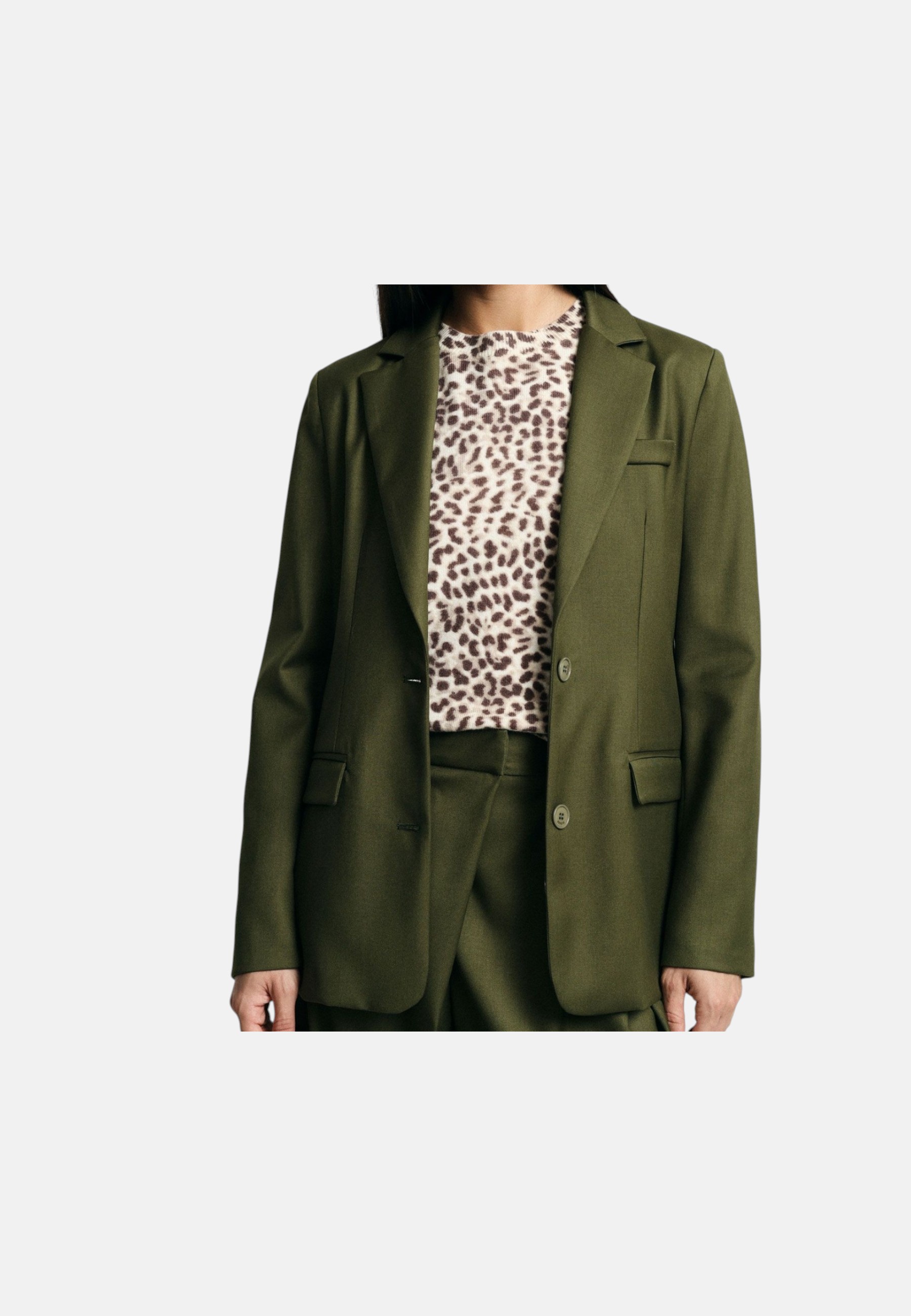 Women's Jacket Please J0NABC2000_OLIVA