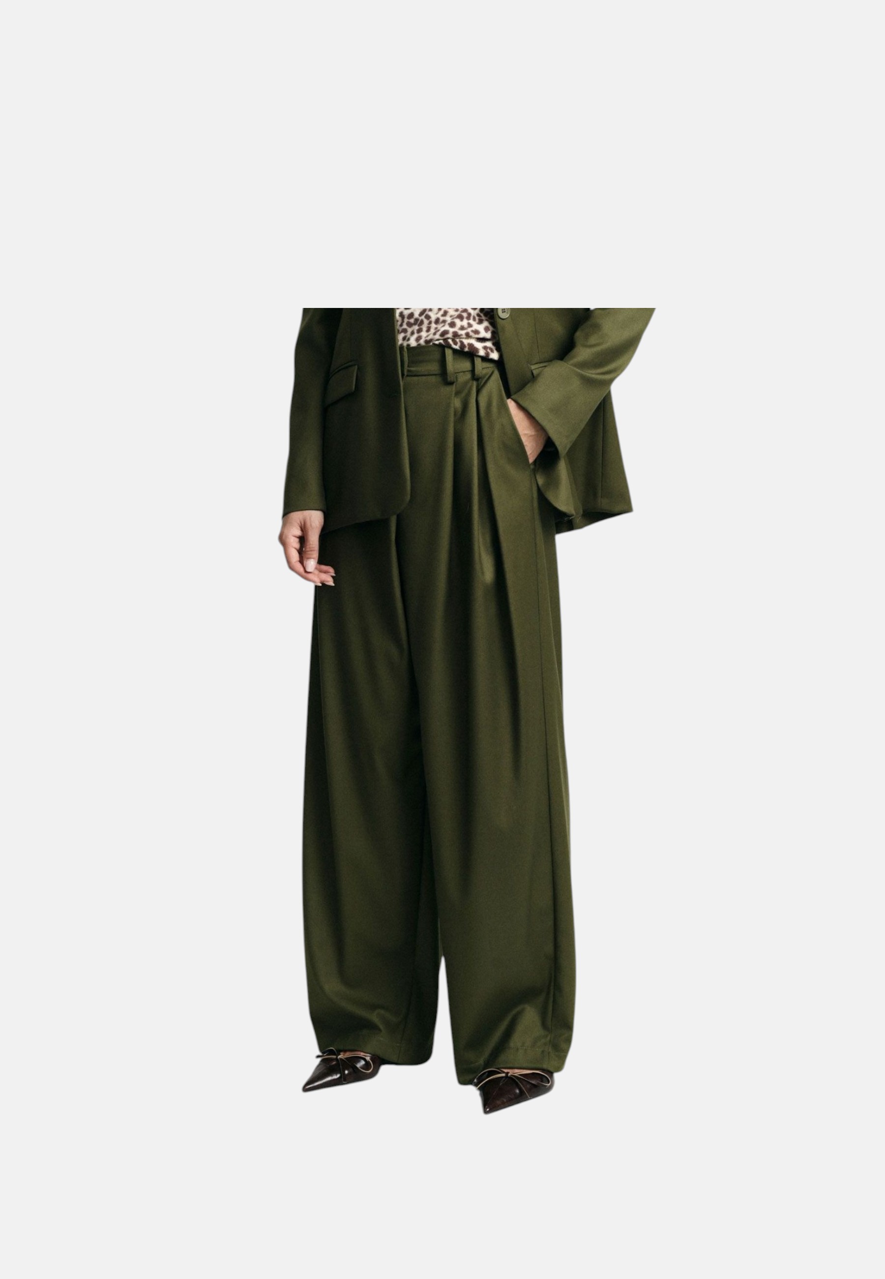 Pantaloni Donna Please P3NXBC2000_OLIVA 
