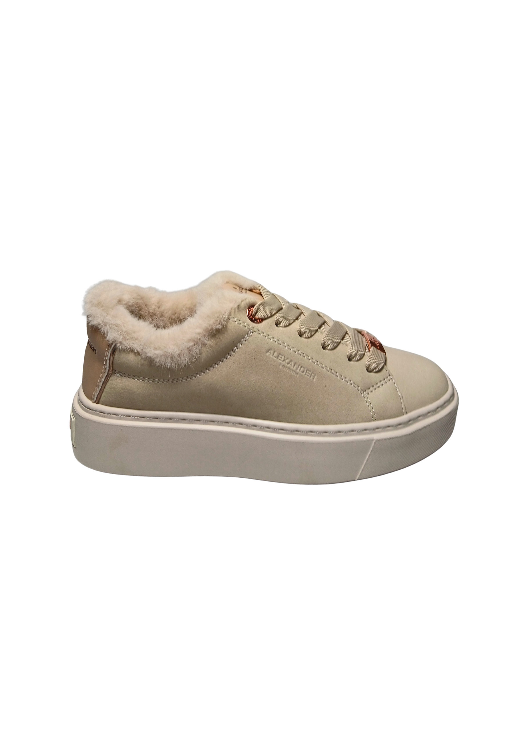 albclhw-8242-ivy Alexander Smith Woman Leather Beige