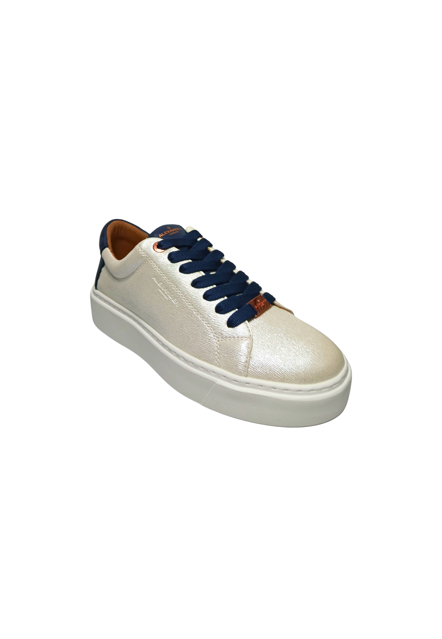 albclhw-8269-fbl Alexander Smith Women's White Leather