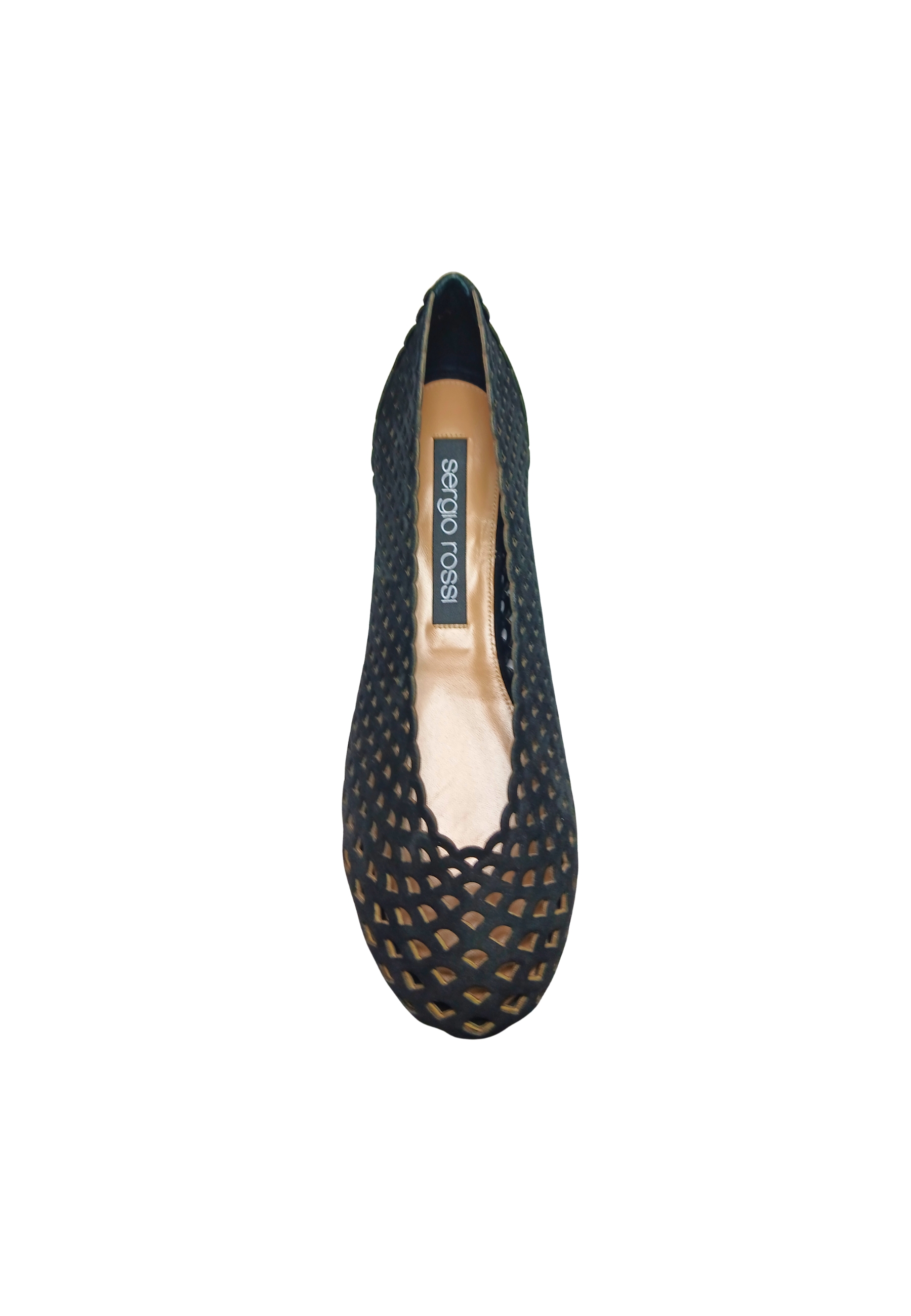 B11600-MCAZ01-1000-370 Sergio Rossi Donna Camoscio Nero 