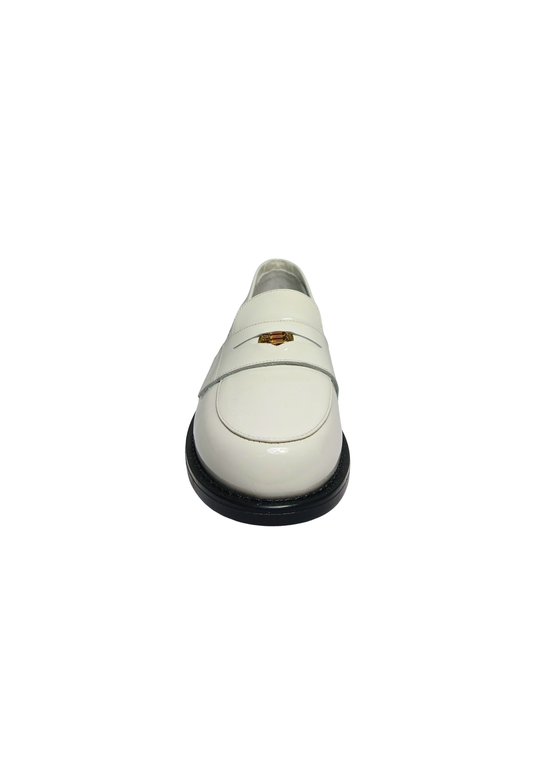 D5F007P2vern0030 Baldinini Shoes Femmes Brevet Cuir Blanc
