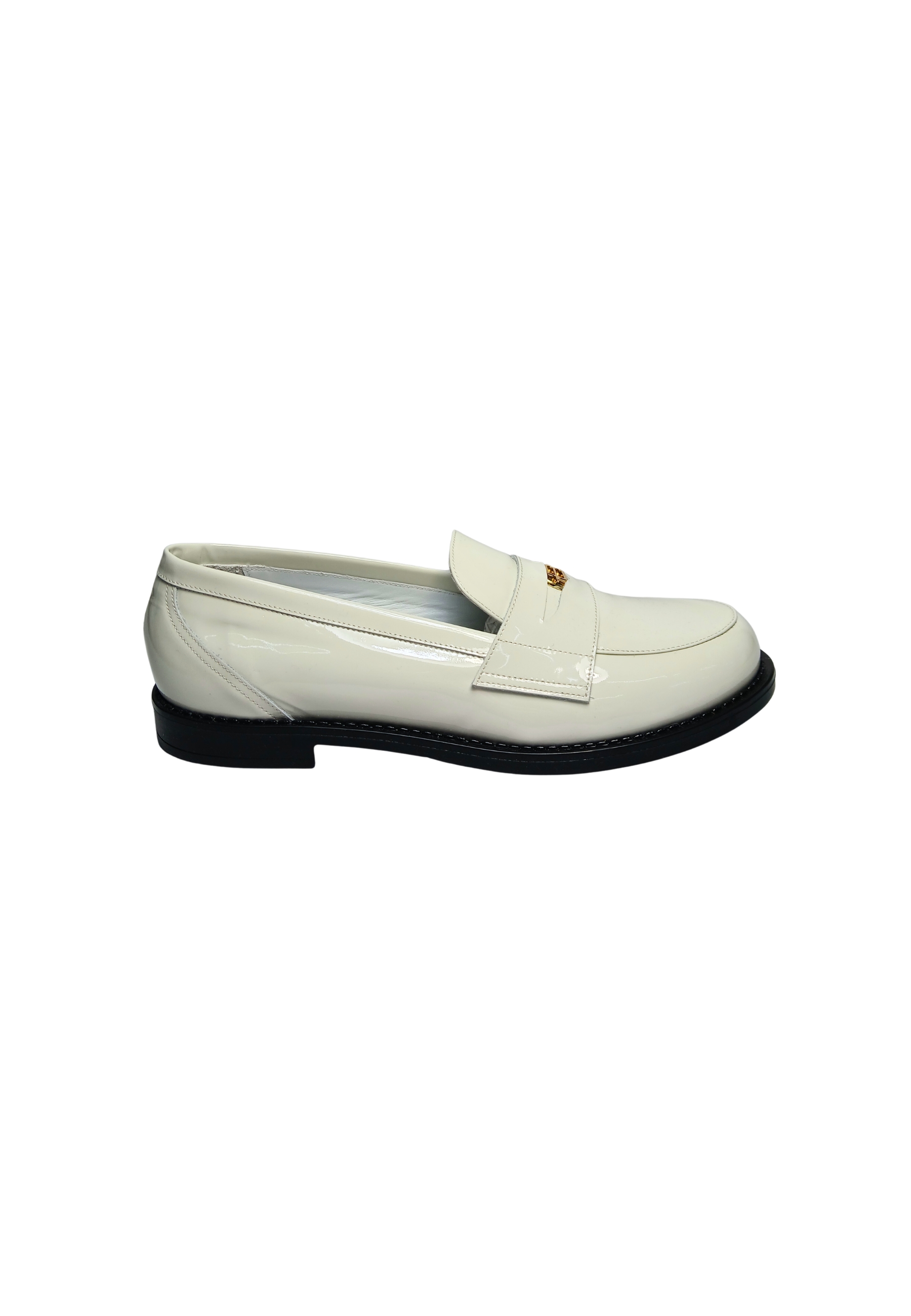 D5F007P2vern0030 Baldinini Shoes Femmes Brevet Cuir Blanc