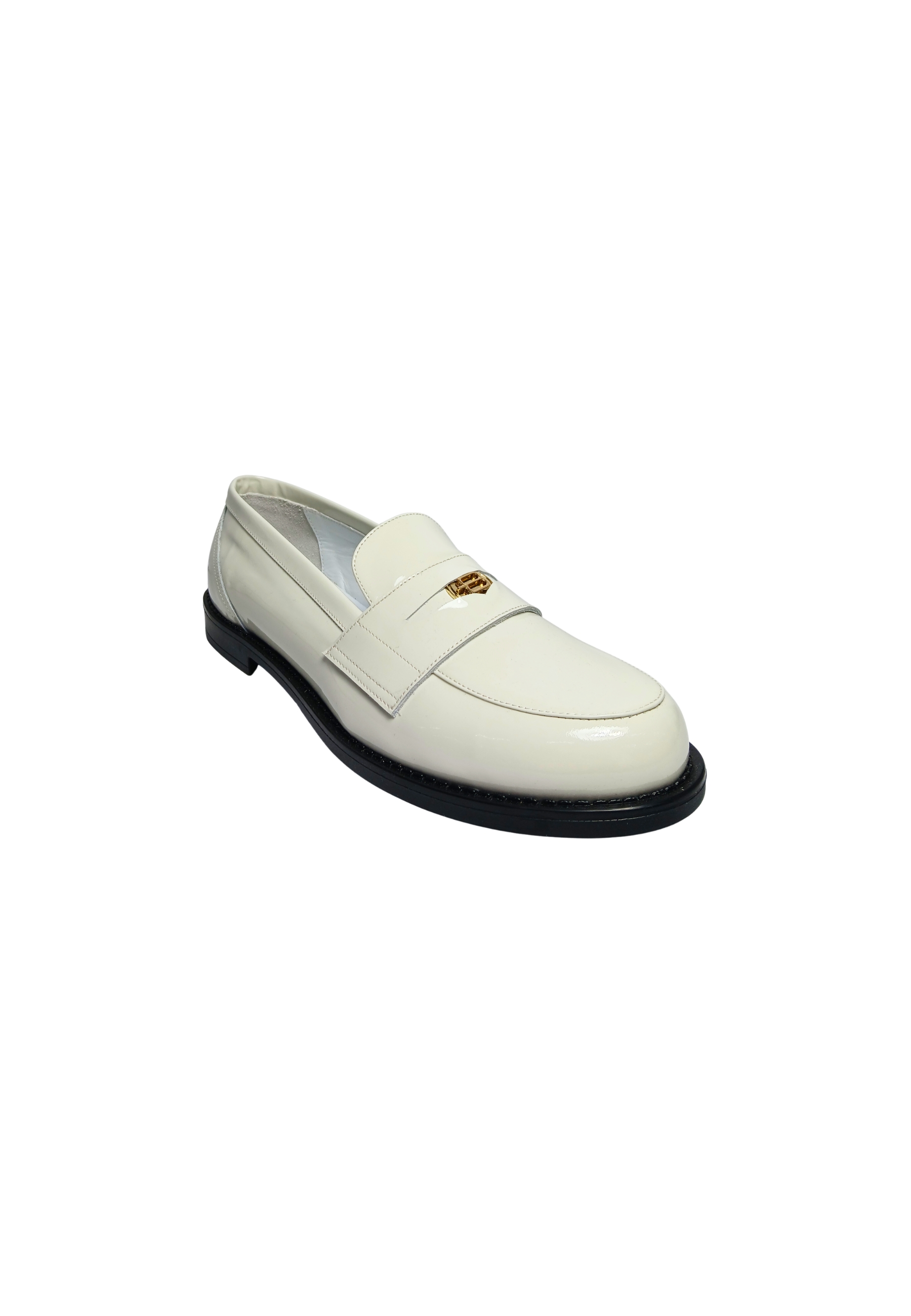 D5F007P2vern0030 Baldinini Shoes Femmes Brevet Cuir Blanc
