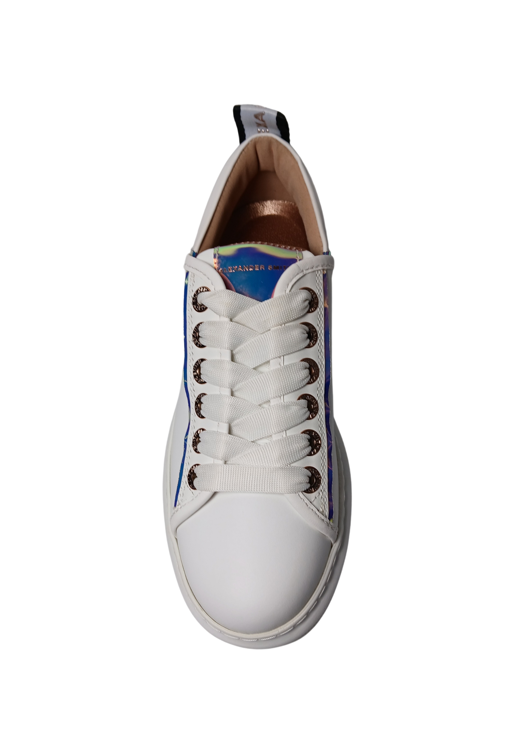 Damesschoenen Alexander Smith Wembley Woman-White Iride Peach