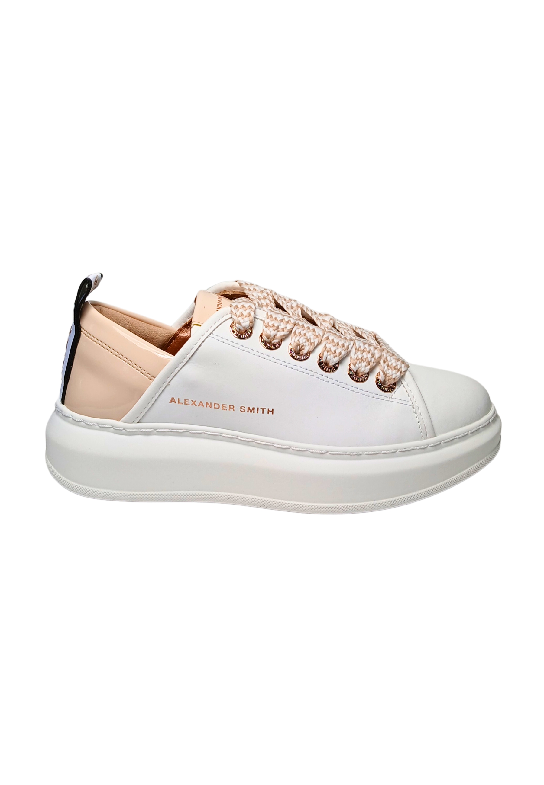 Zapatos para mujeres Alexander Smith Wembley Woman-White Pastel Sand