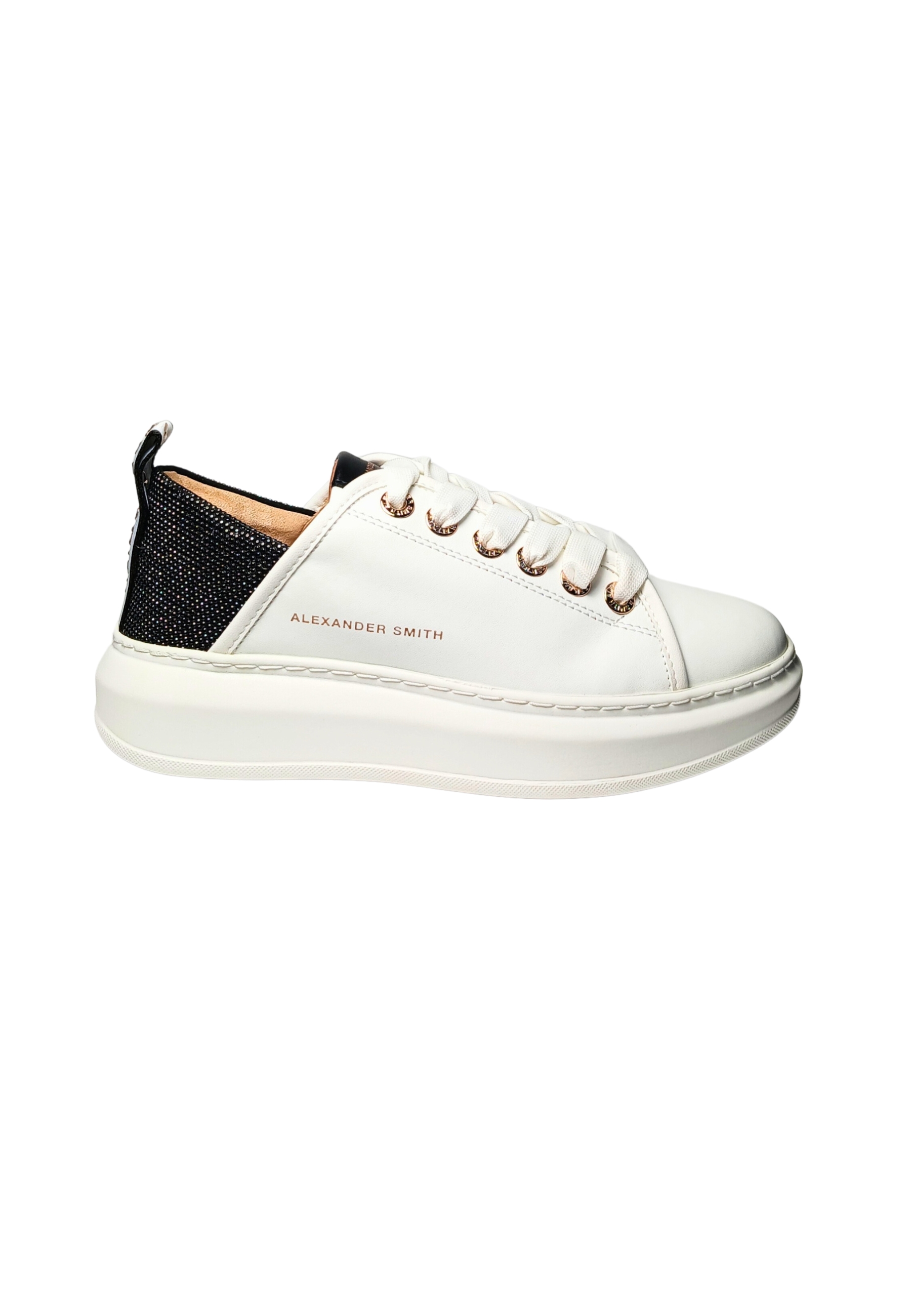 Damesschoenen Alexander Smith Wembley vrouw-wit zwart