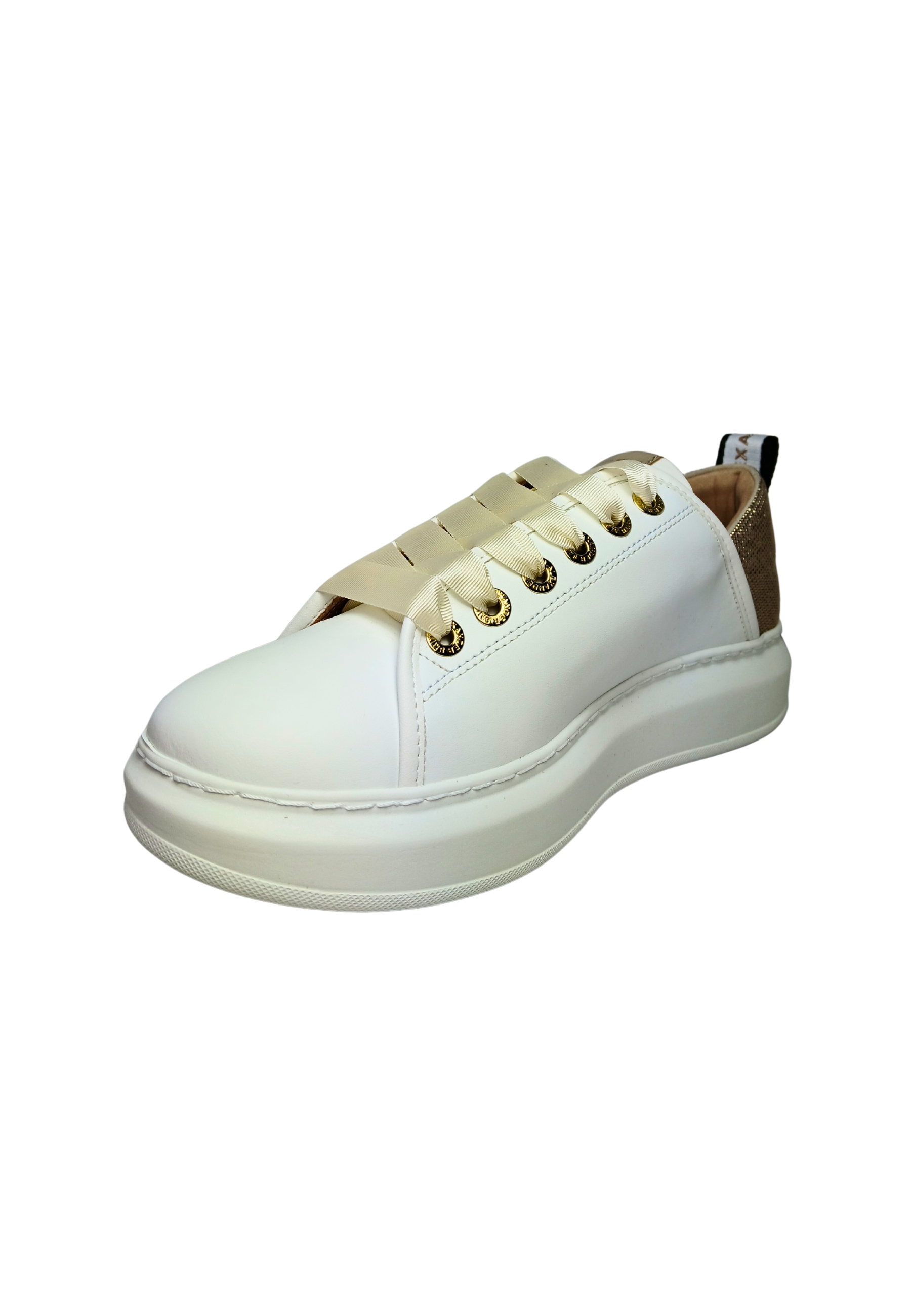 Women's Shoes Alexander Smith Wembley Woman-White Gold sneakers
