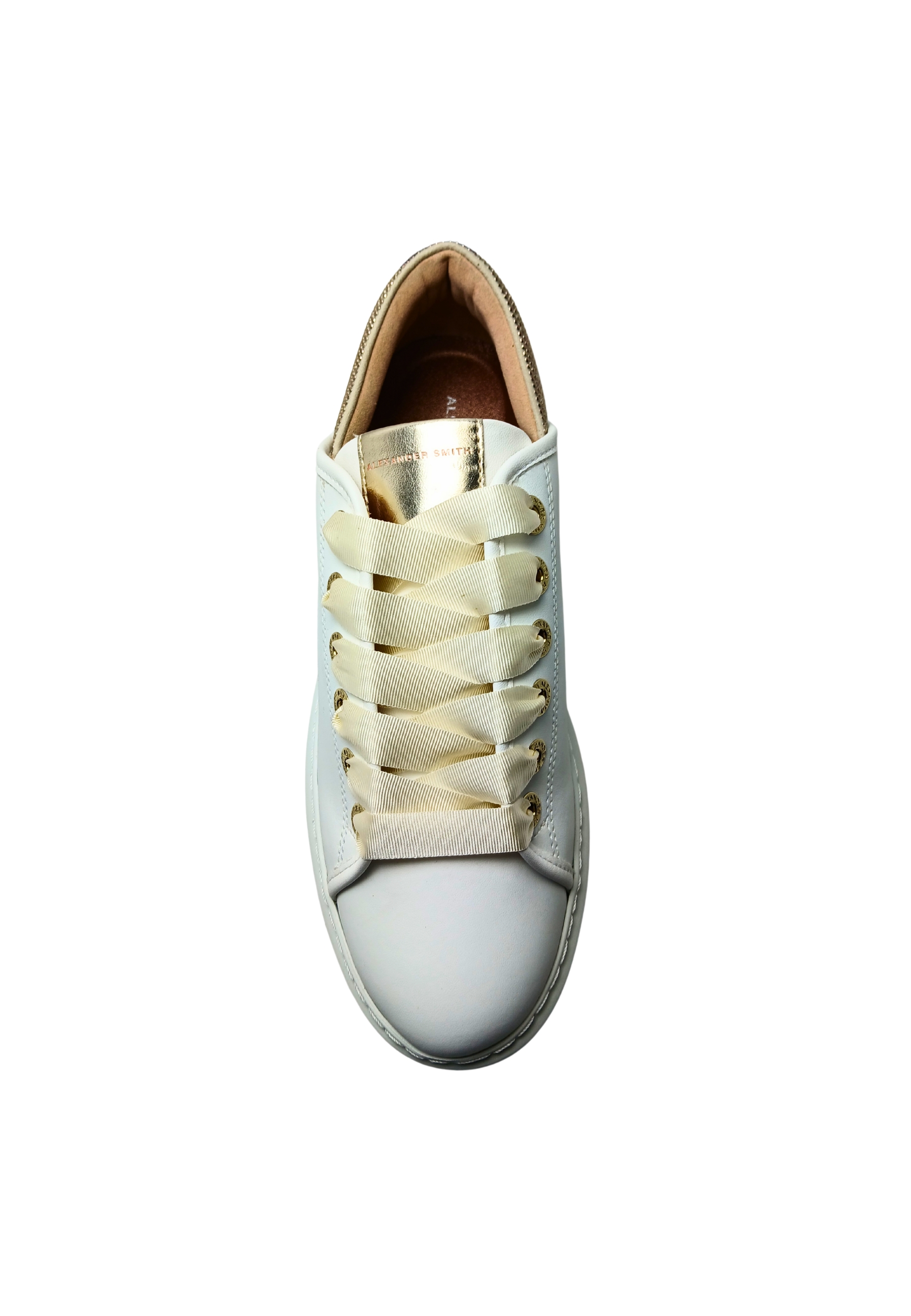 Women's Shoes Alexander Smith Wembley Woman-White Gold sneakers