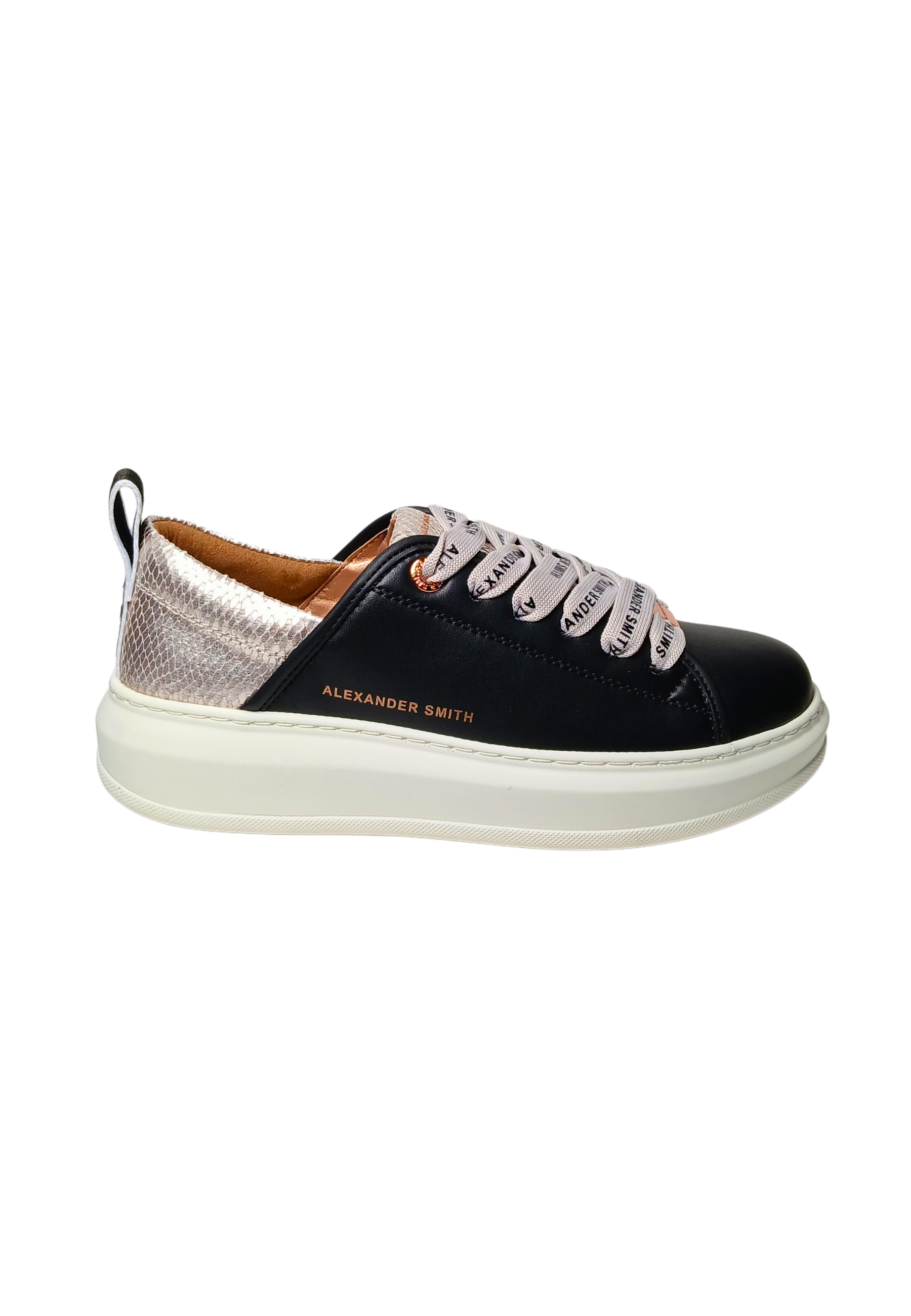 Damesschoenen Alexander Smith Eco-wembley vrouw-zwart zilver