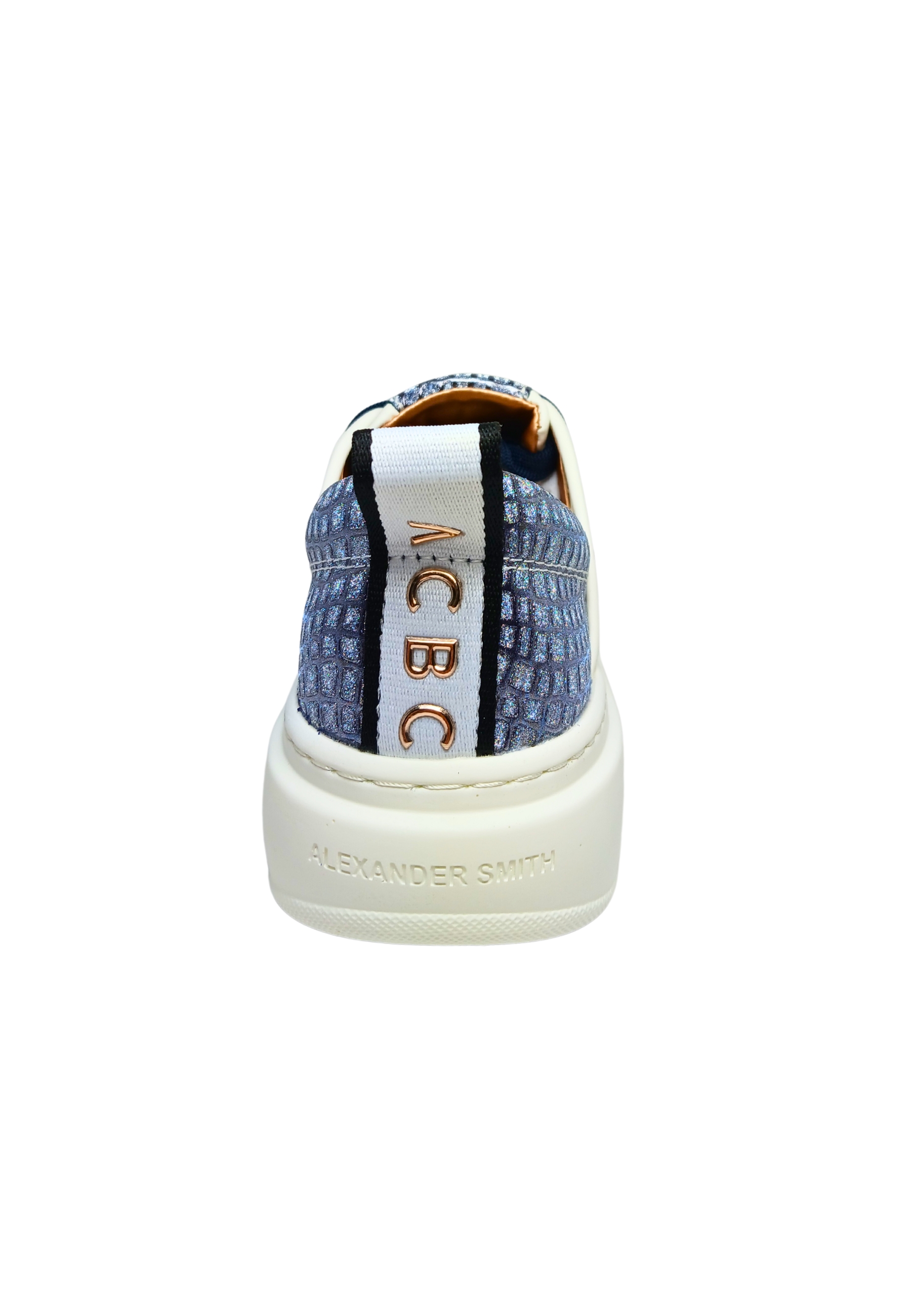 Schuhe für Damen Alexander Smith Sneakers Eco-Wembley Frau, weiß dunkel Avio