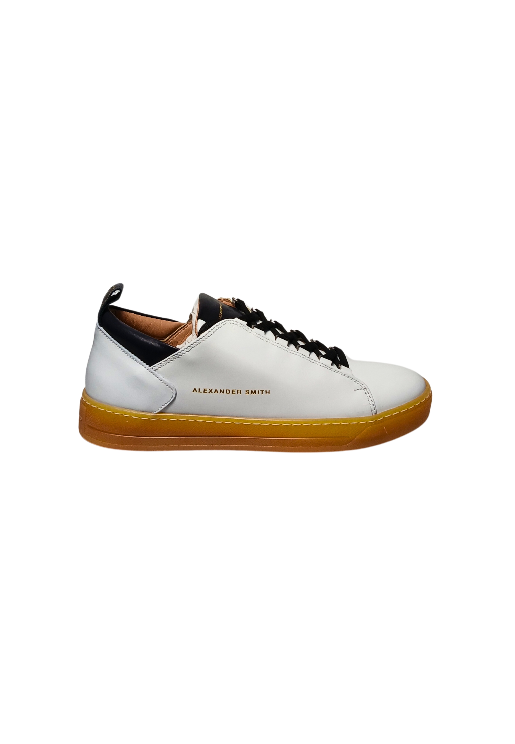 Scarpe Uomo Alexander Smith Oxford Man-White Black 