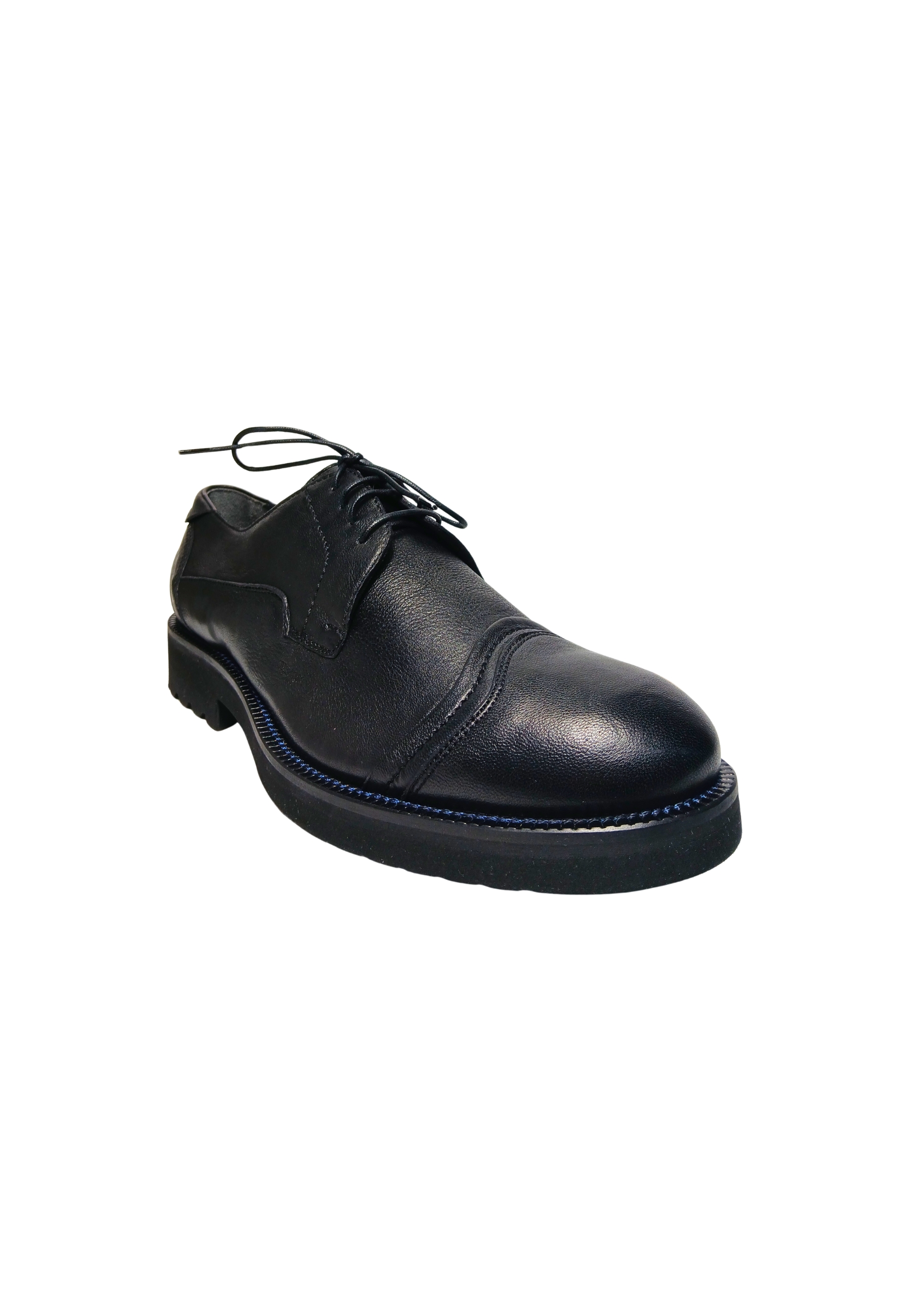 pb10103G06ug0000 Pollini Hombres cuero negro