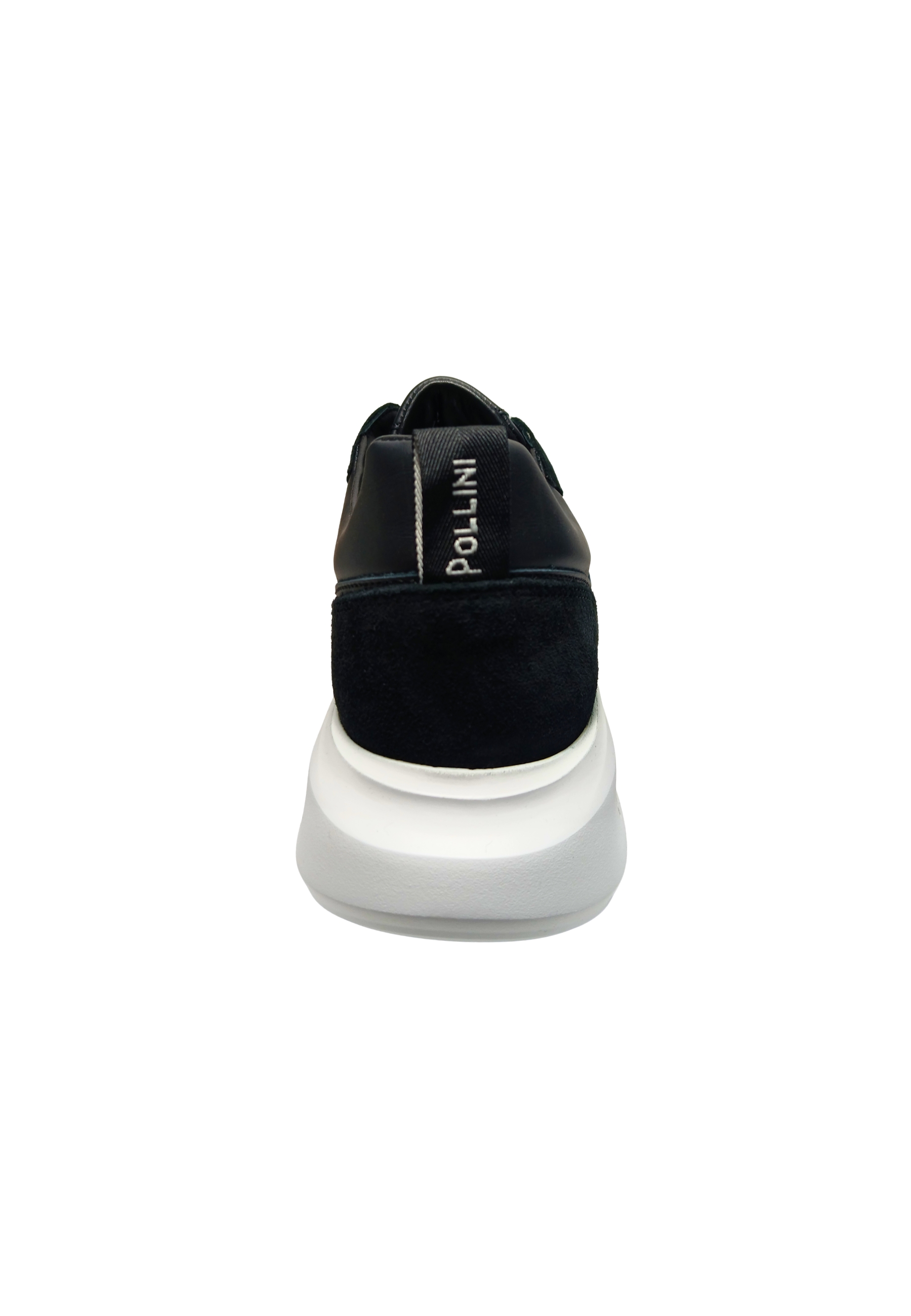 pb15024G9fnve00A Pollini Hombres cuero negro