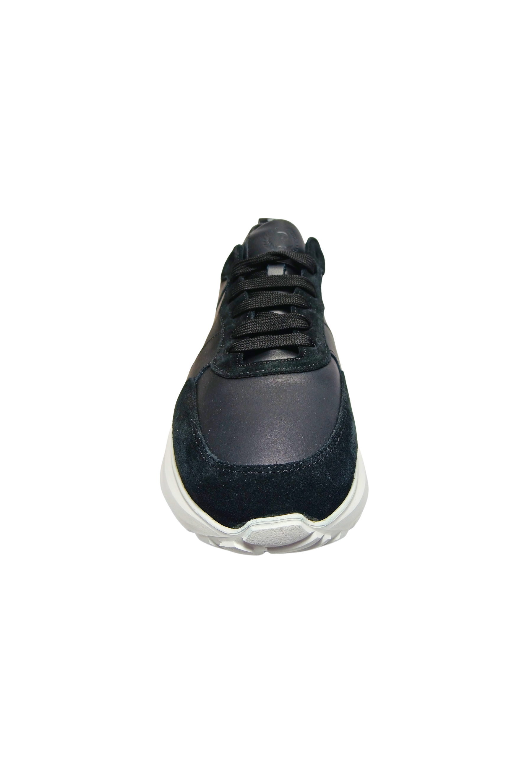 pb15024G9fnve00A Pollini Hombres cuero negro