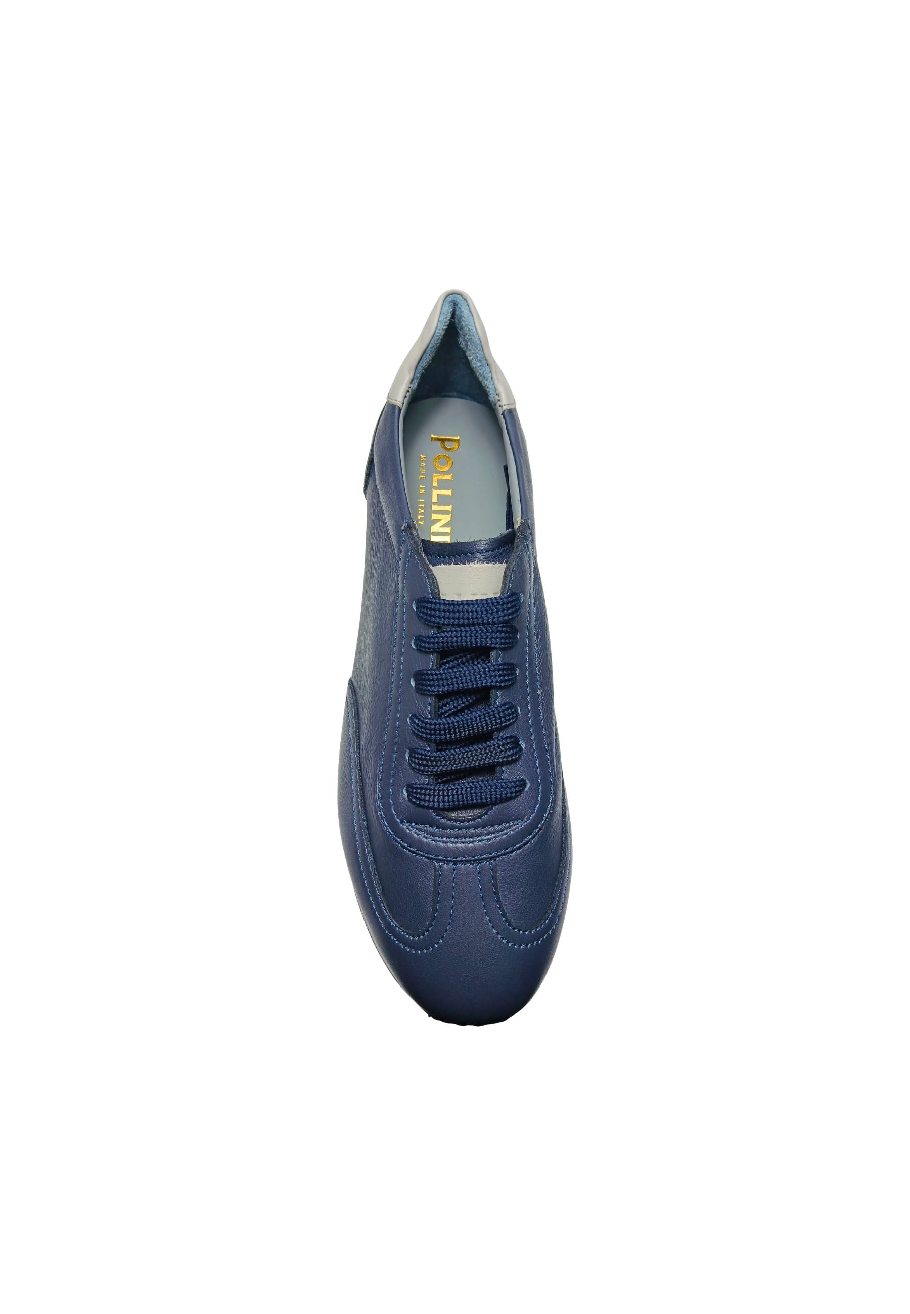 pb15042G9avie750 Pollini Hombre cuero azul