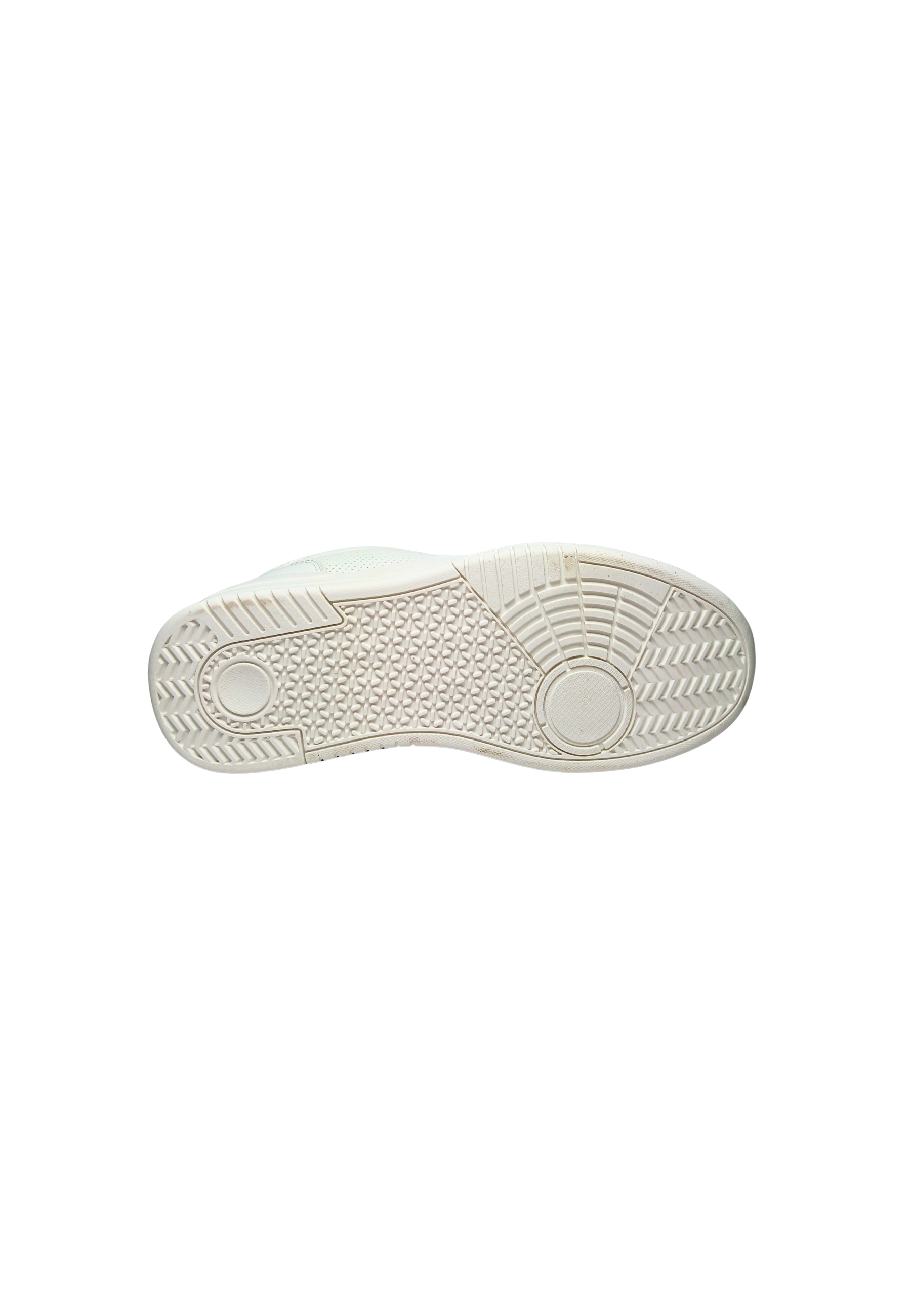 Shoes Adult unisex Iceberg White color. Leather upper, perforated details, closure with laces, additional Velcro strap.