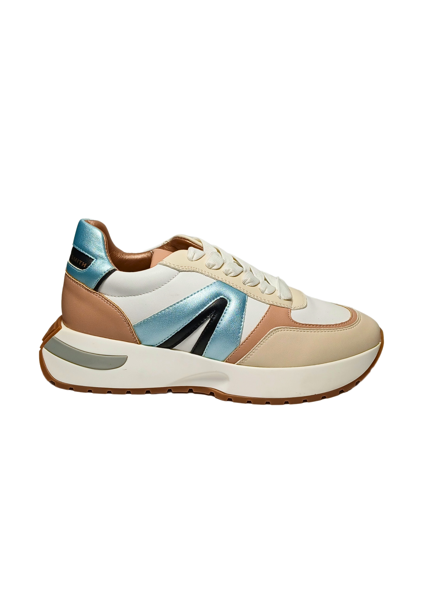 Zapatos para mujeres Alexander Smith Hyde Woman-Ivory blue