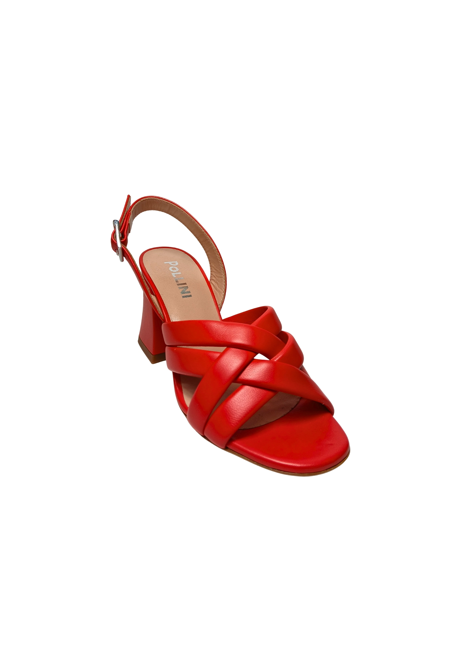 sa16017C9enap502 Pollini Vrouwen lederrood