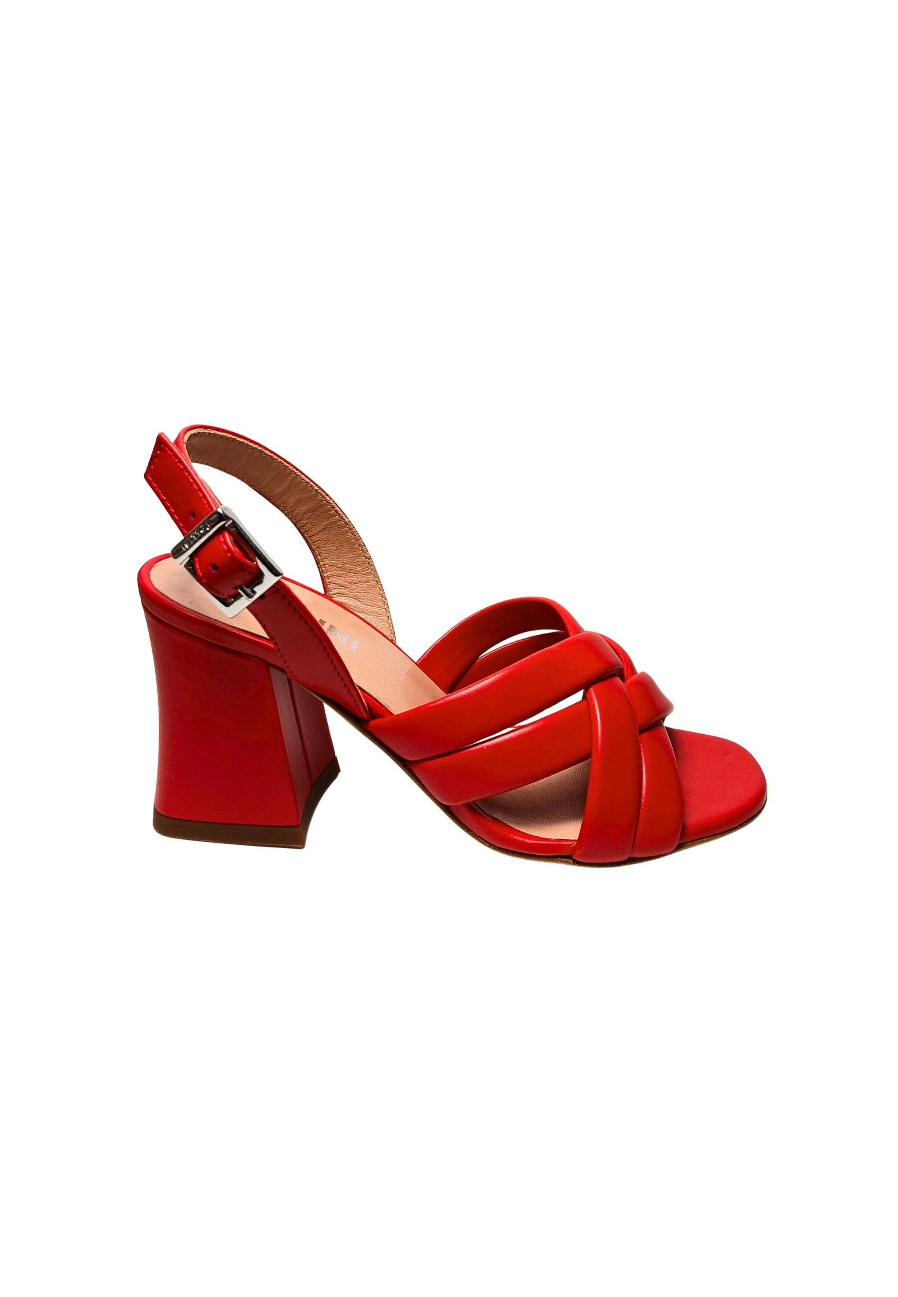sa16017C9enap502 Pollini Vrouwen lederrood