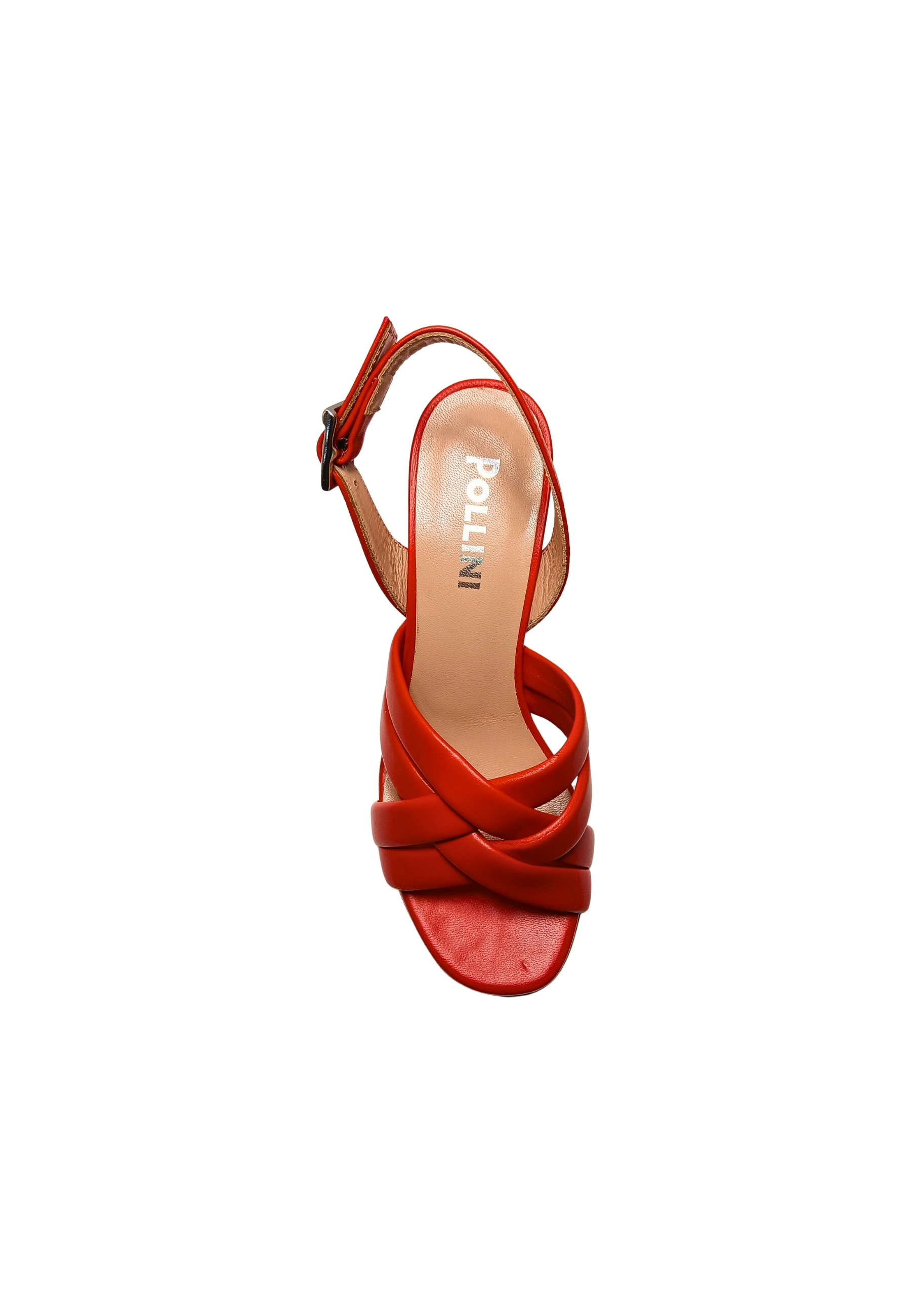 sa16017C9enap502 Pollini Vrouwen lederrood