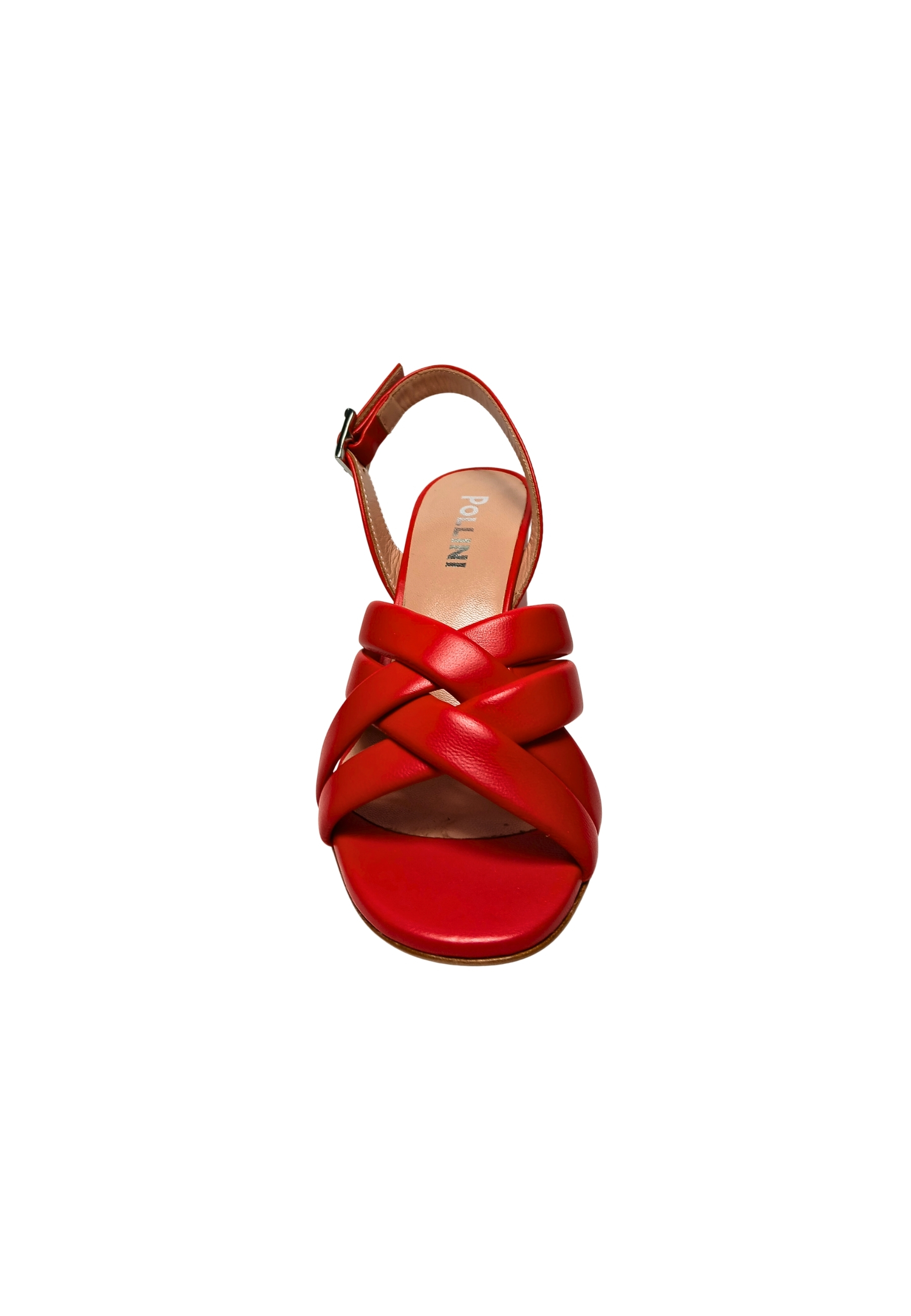 sa16017C9enap502 Pollini Vrouwen lederrood