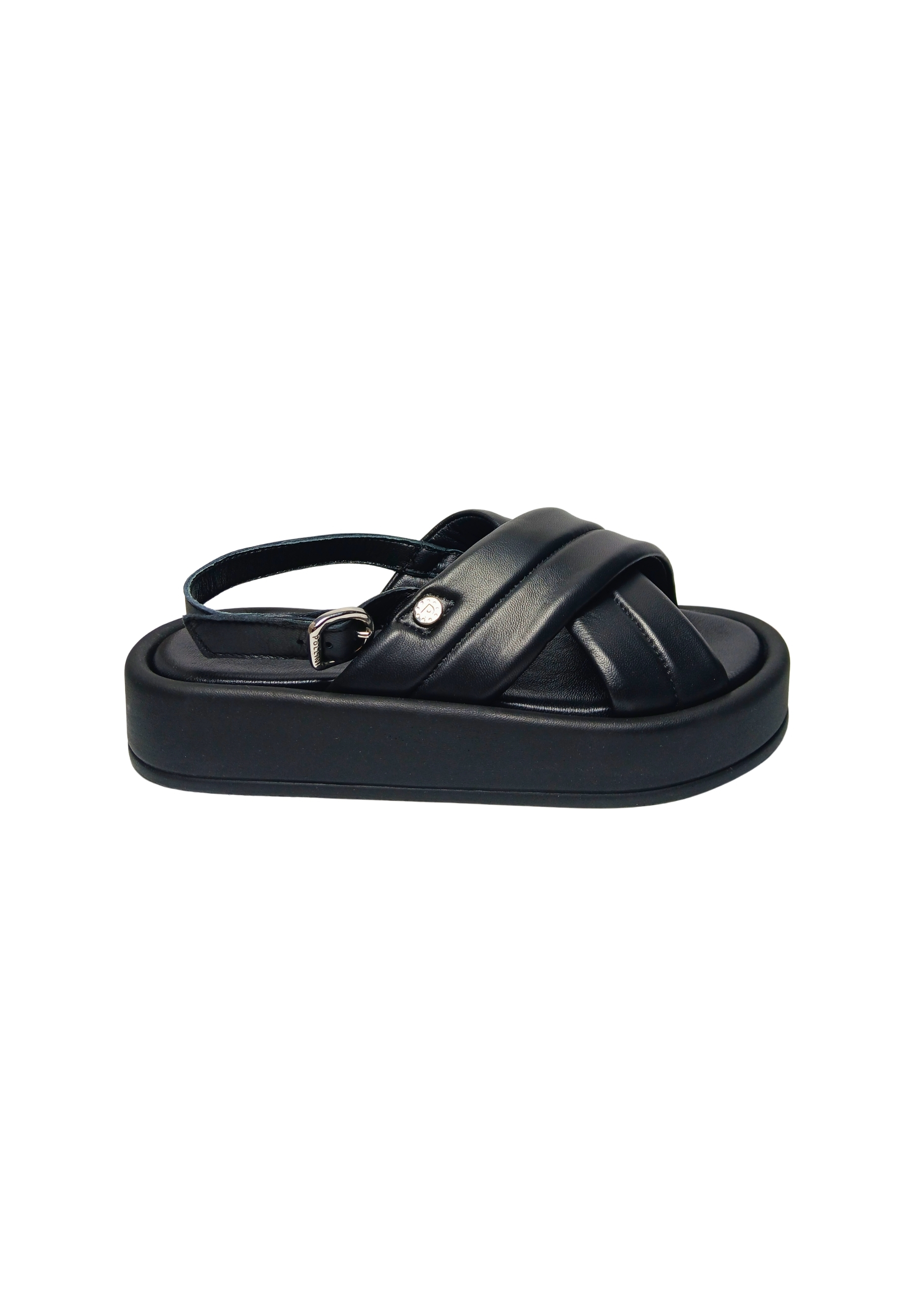 sa16113G9enap000 Pollini Cuero Mujer Negro