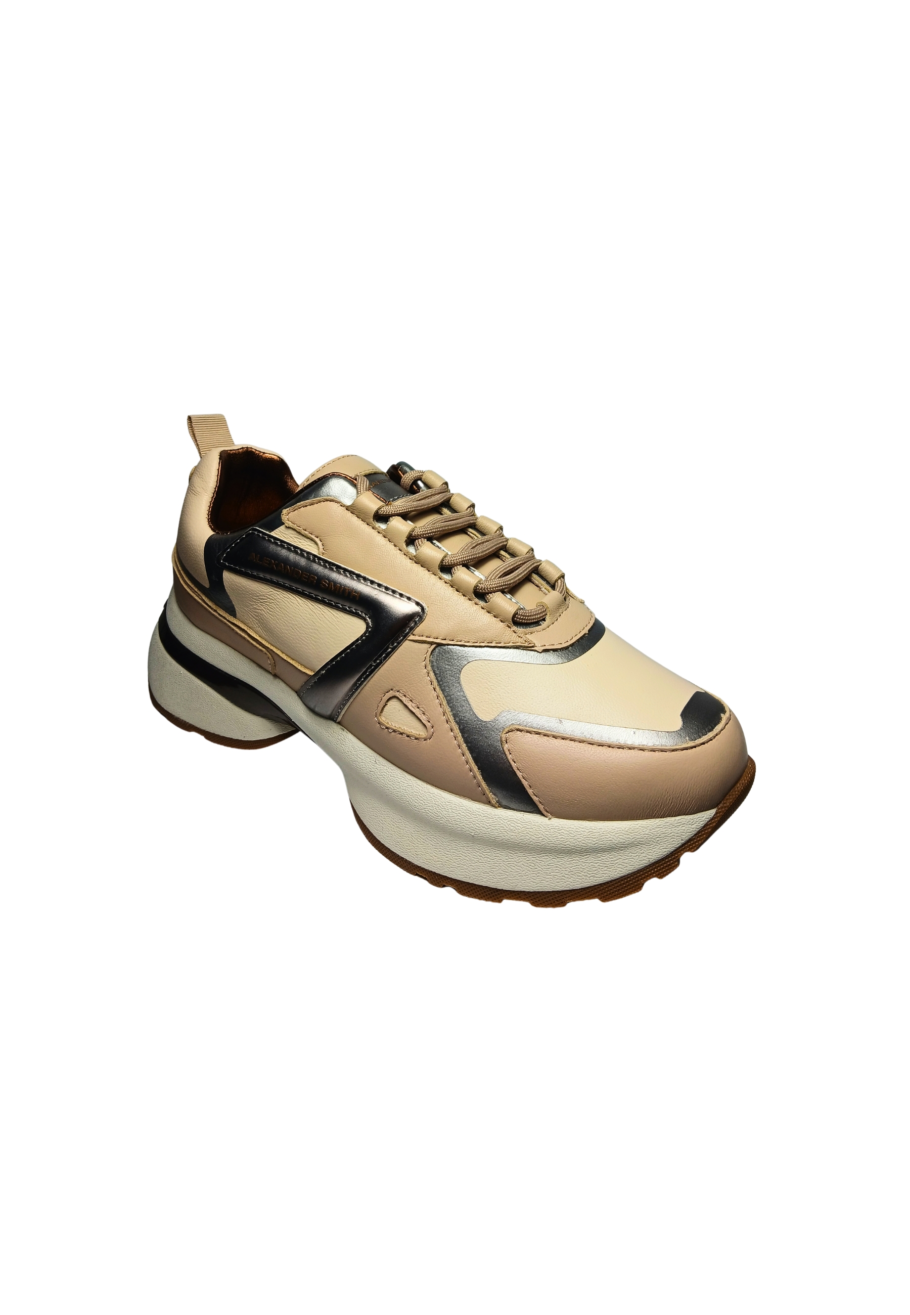 SAW_1244_NCR Alexander Smith Mujer cuero Beige