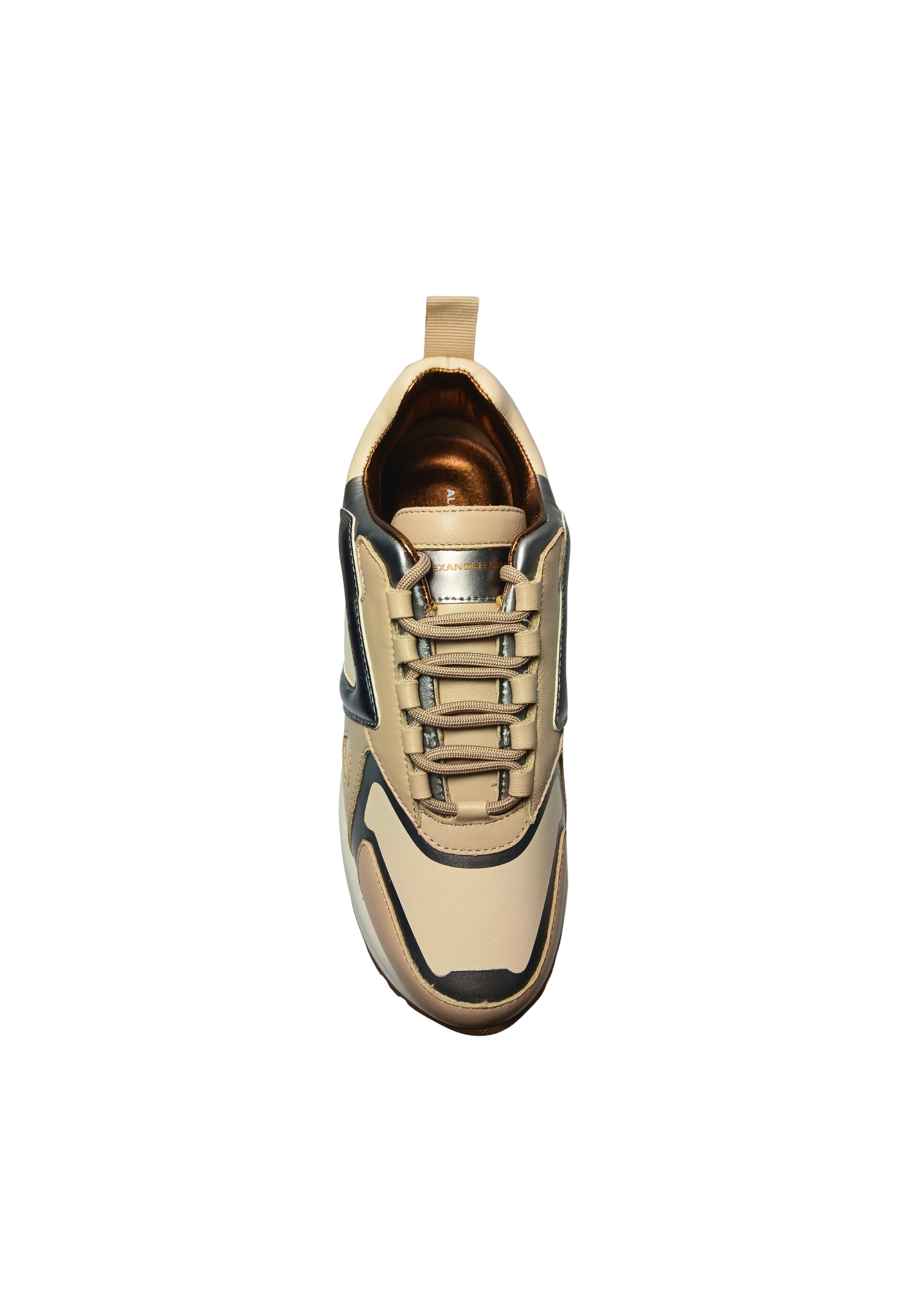 SAW_1244_NCR Alexander Smith Mujer cuero Beige