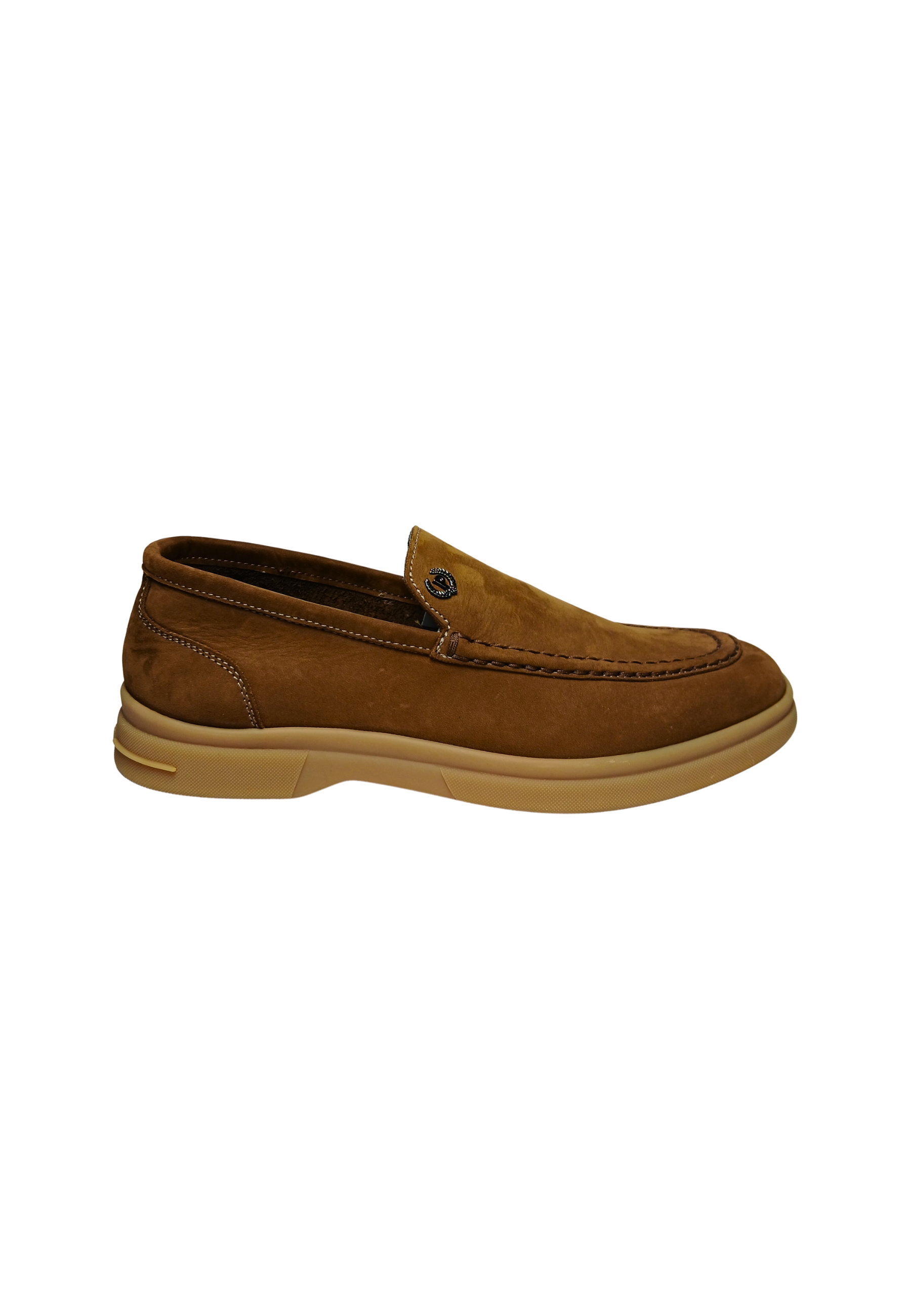 sb10072G0eue0313 Pollini Man Camoscio Brown