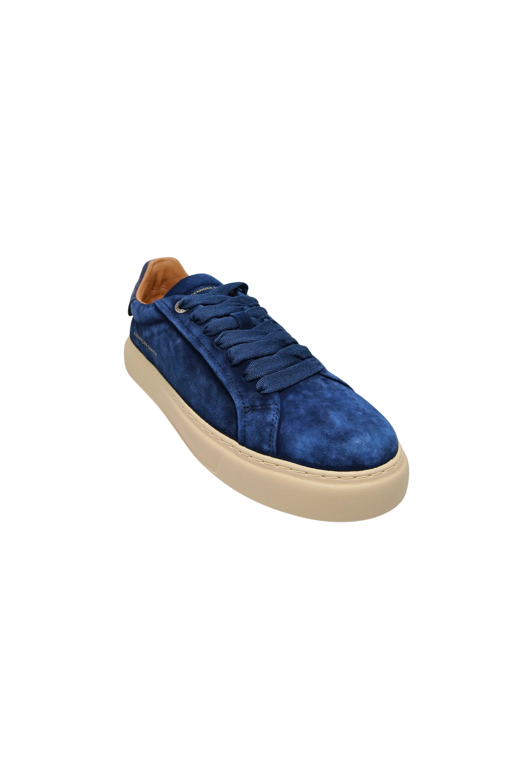 SOM_3669_BNV Alexander Smith Uomo Camoscio Blu 
