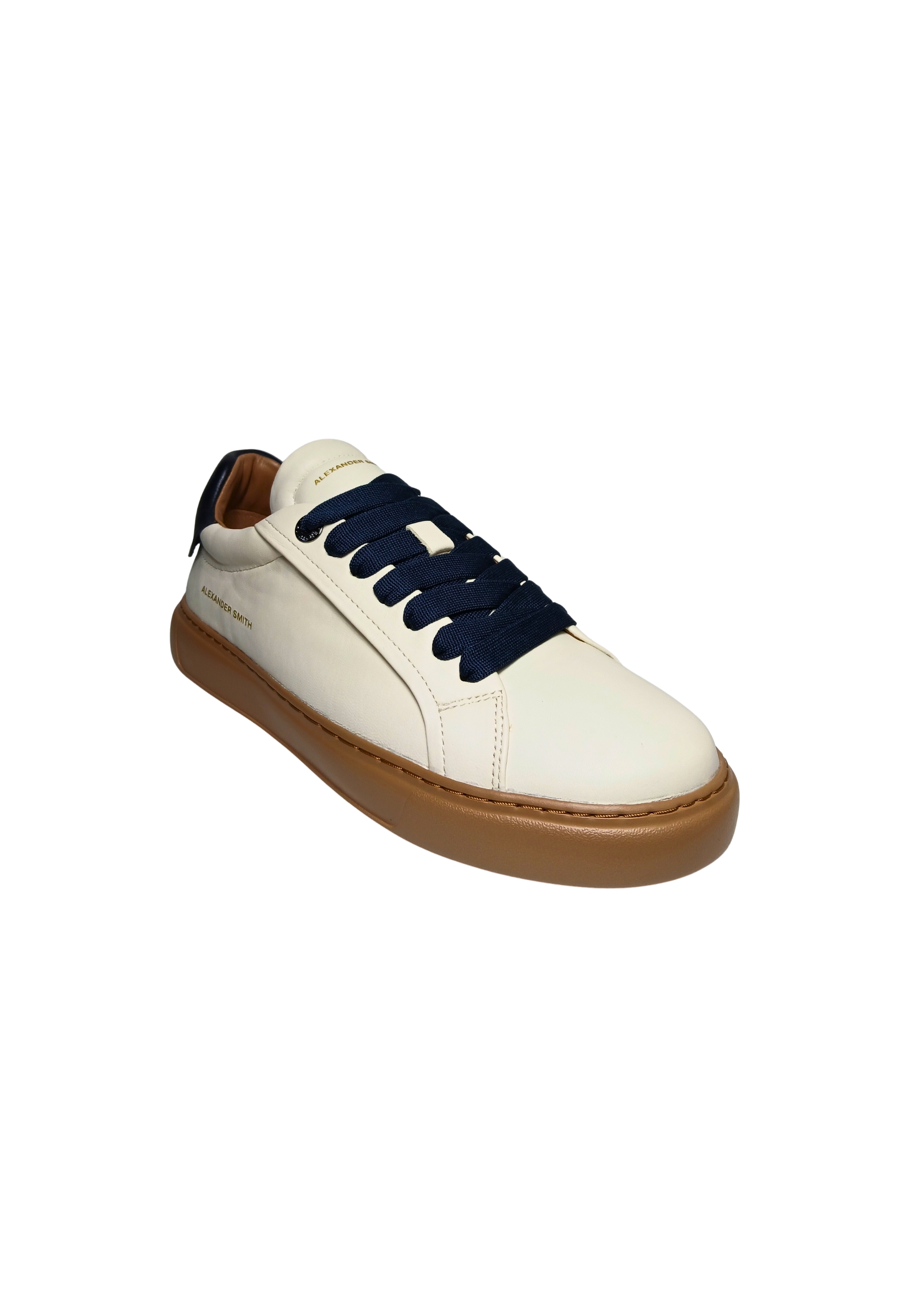 SOM_3670_OFN Alexander Smith Cuero Blanco de los hombres