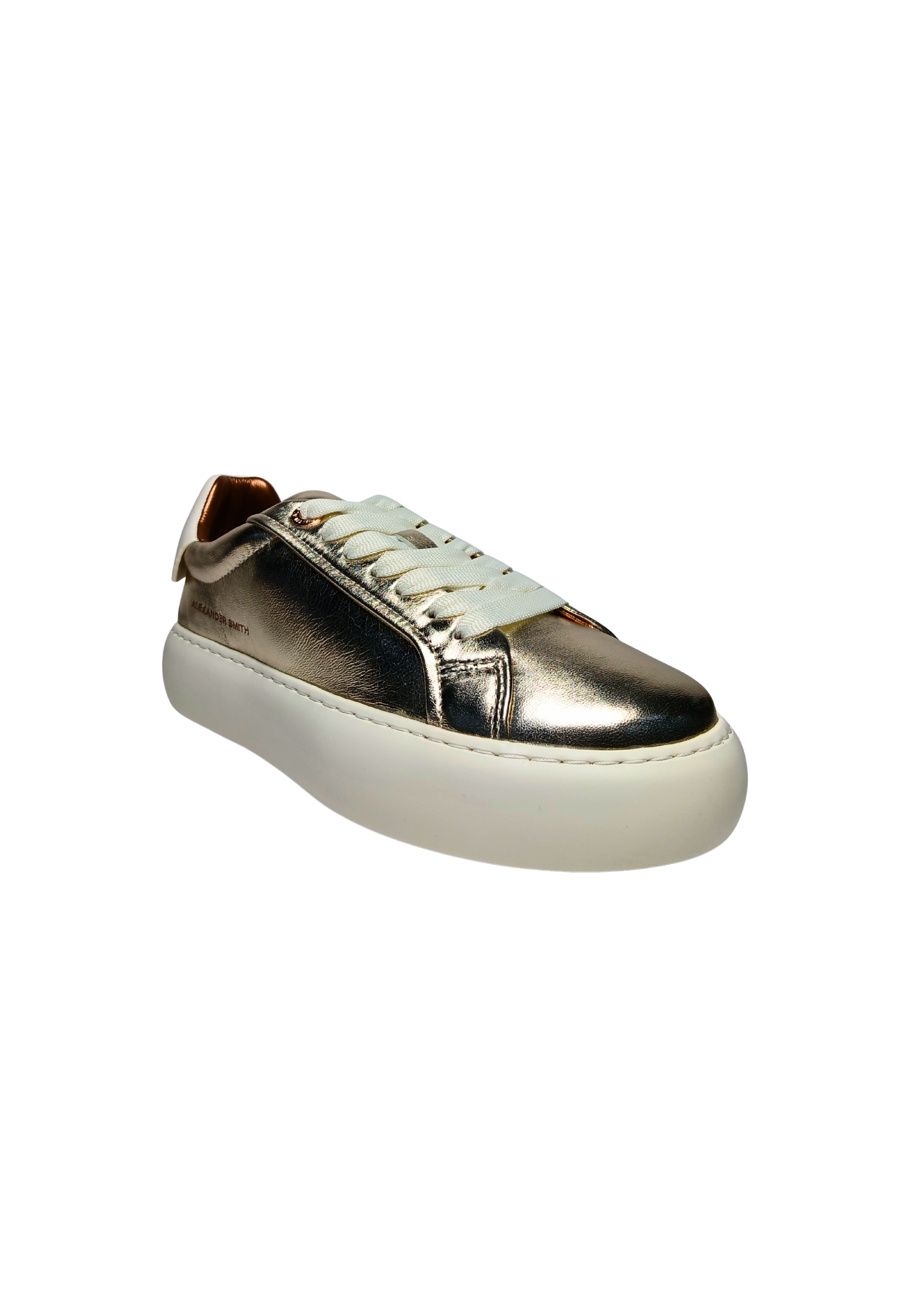 Damesschoenen Alexander Smith Soho Woman Gold White sneakers