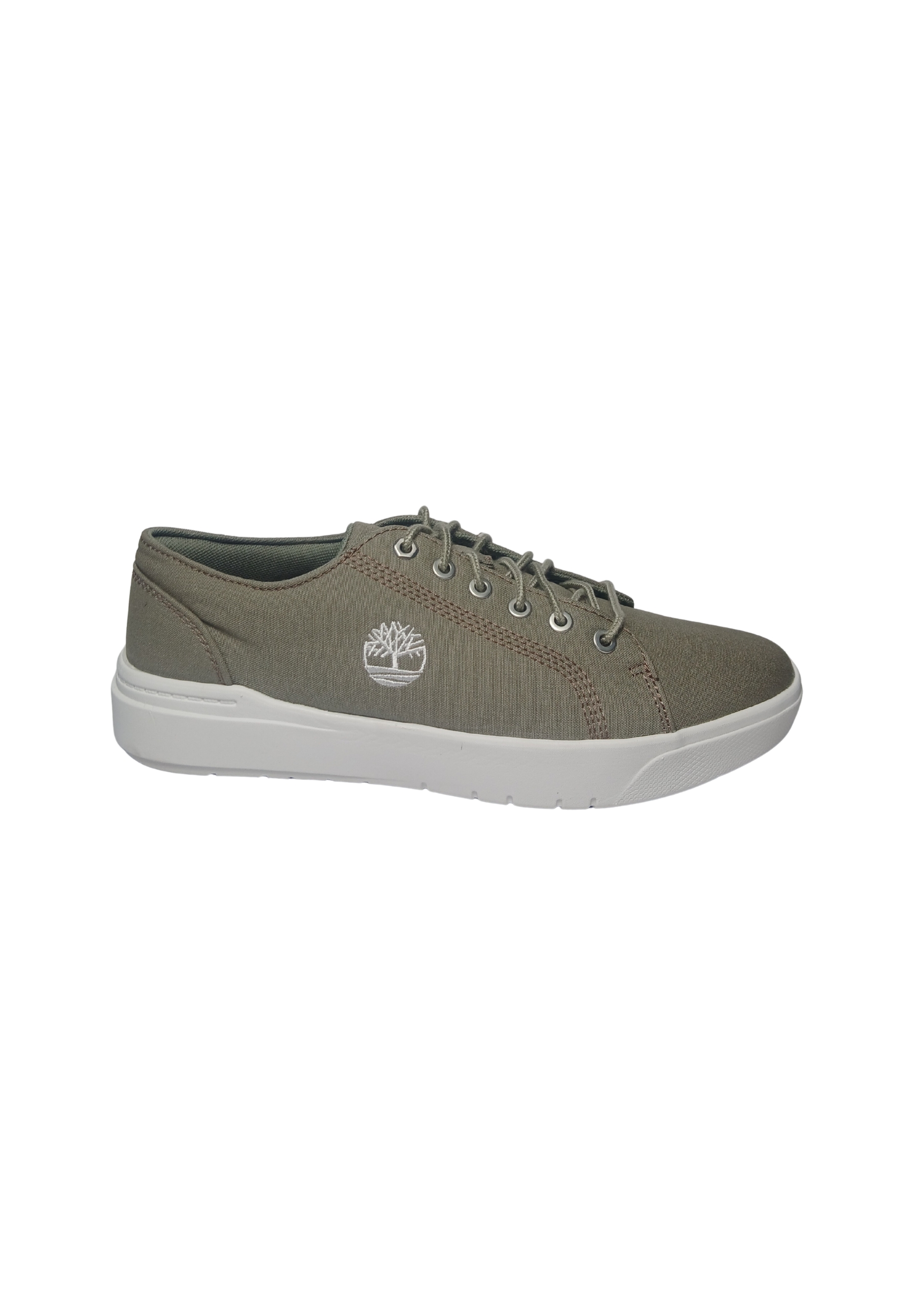Scarpe Uomo Timberland Seneca Bay Low Lace Sneaker Light Taupe Canvas 
