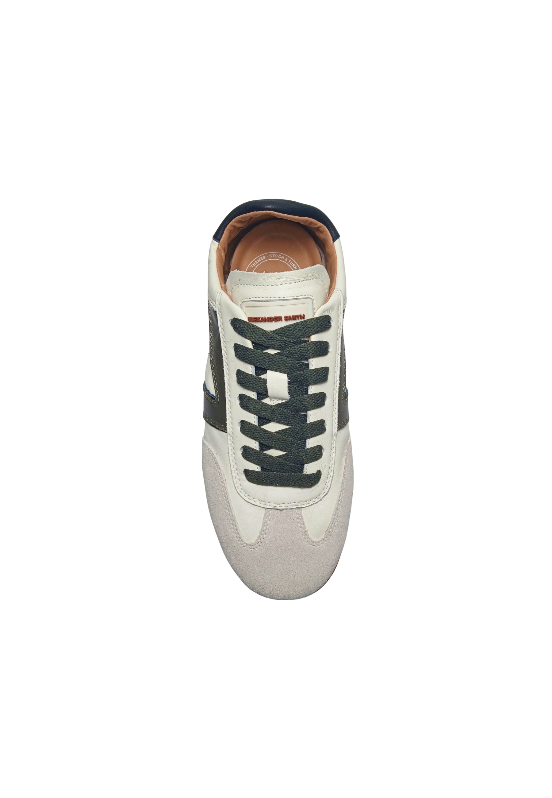 TMM_3373_WOV Alexander Smith Men's White Leather