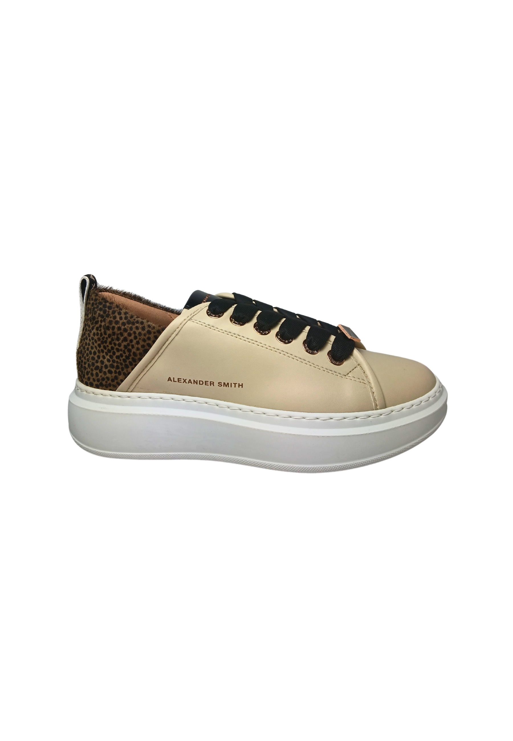 Scarpe Donna Alexander Smith Sneakers Wembley Woman, Beige Sand 