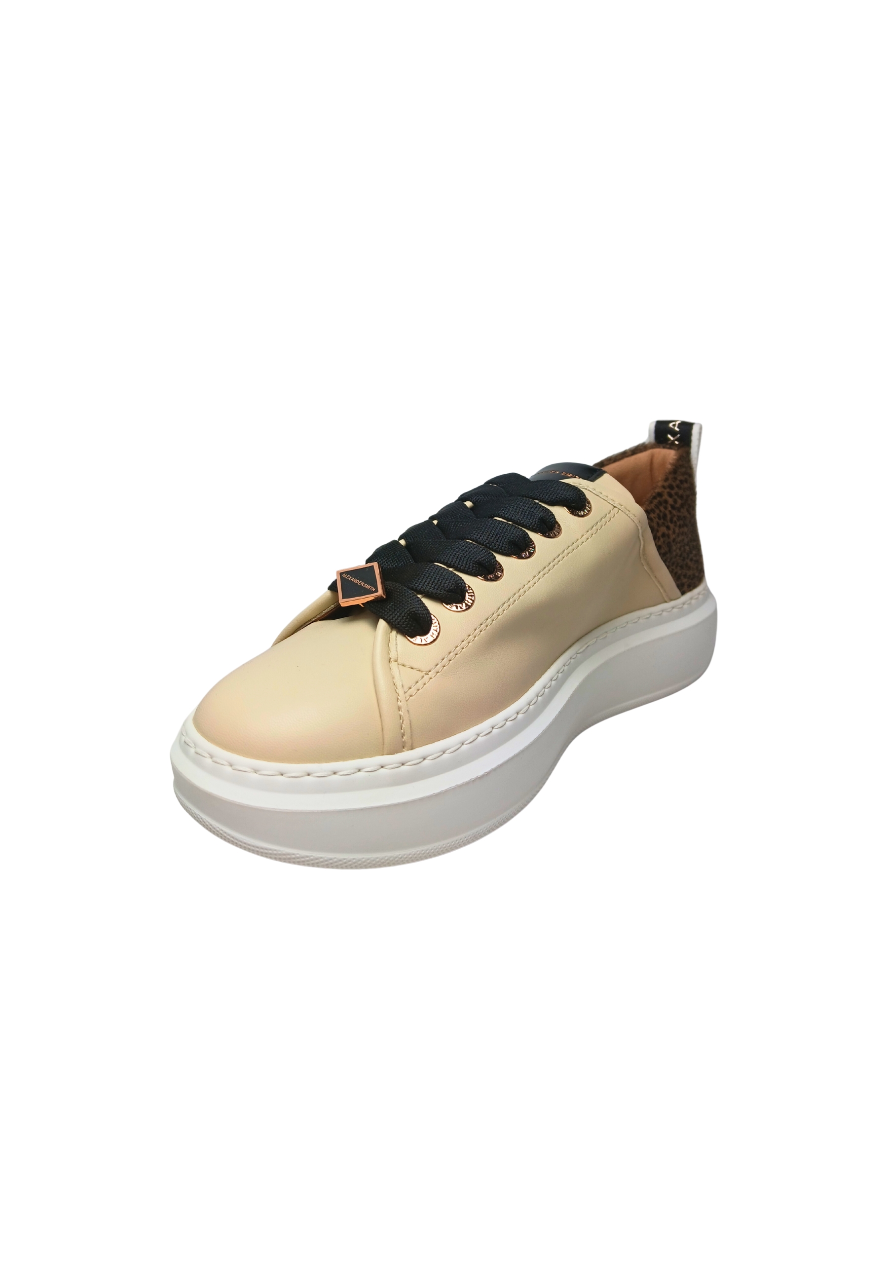 Scarpe Donna Alexander Smith Sneakers Wembley Woman, Beige Sand 