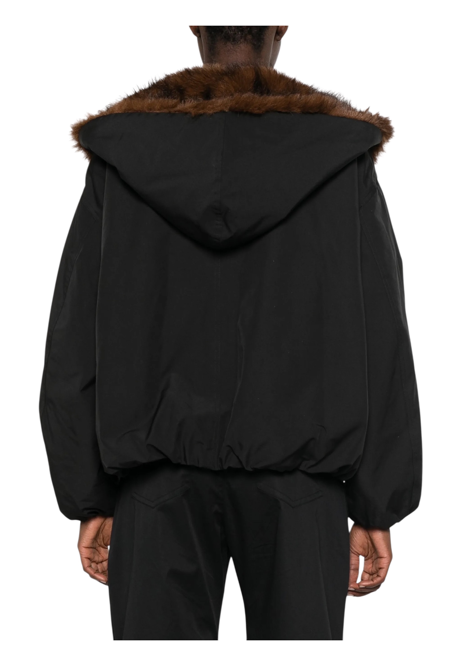 Bomber Woman Eleh con cuello de piel