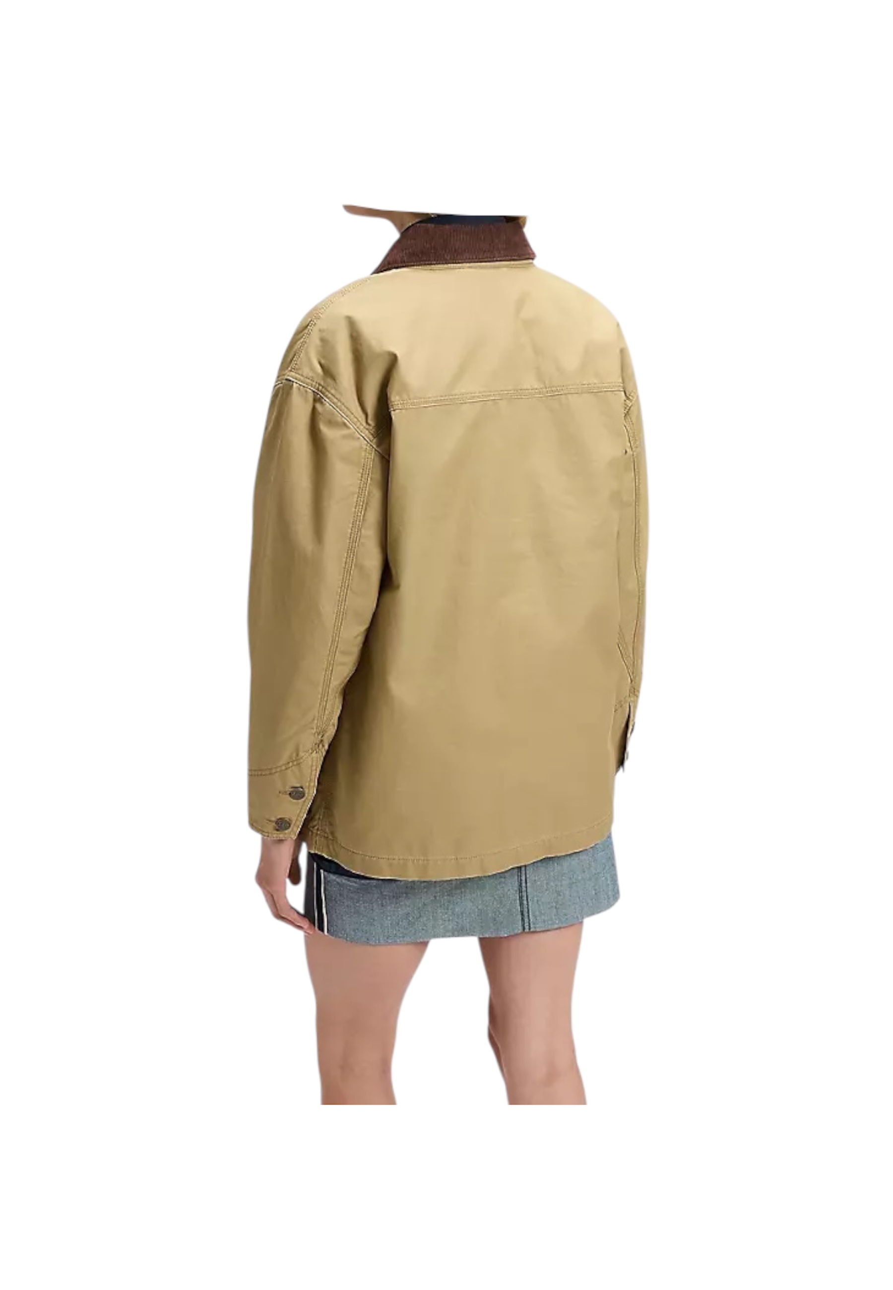 Veste avec polaire à l'intérieur Femme Lee Jeans col en velours côtelé