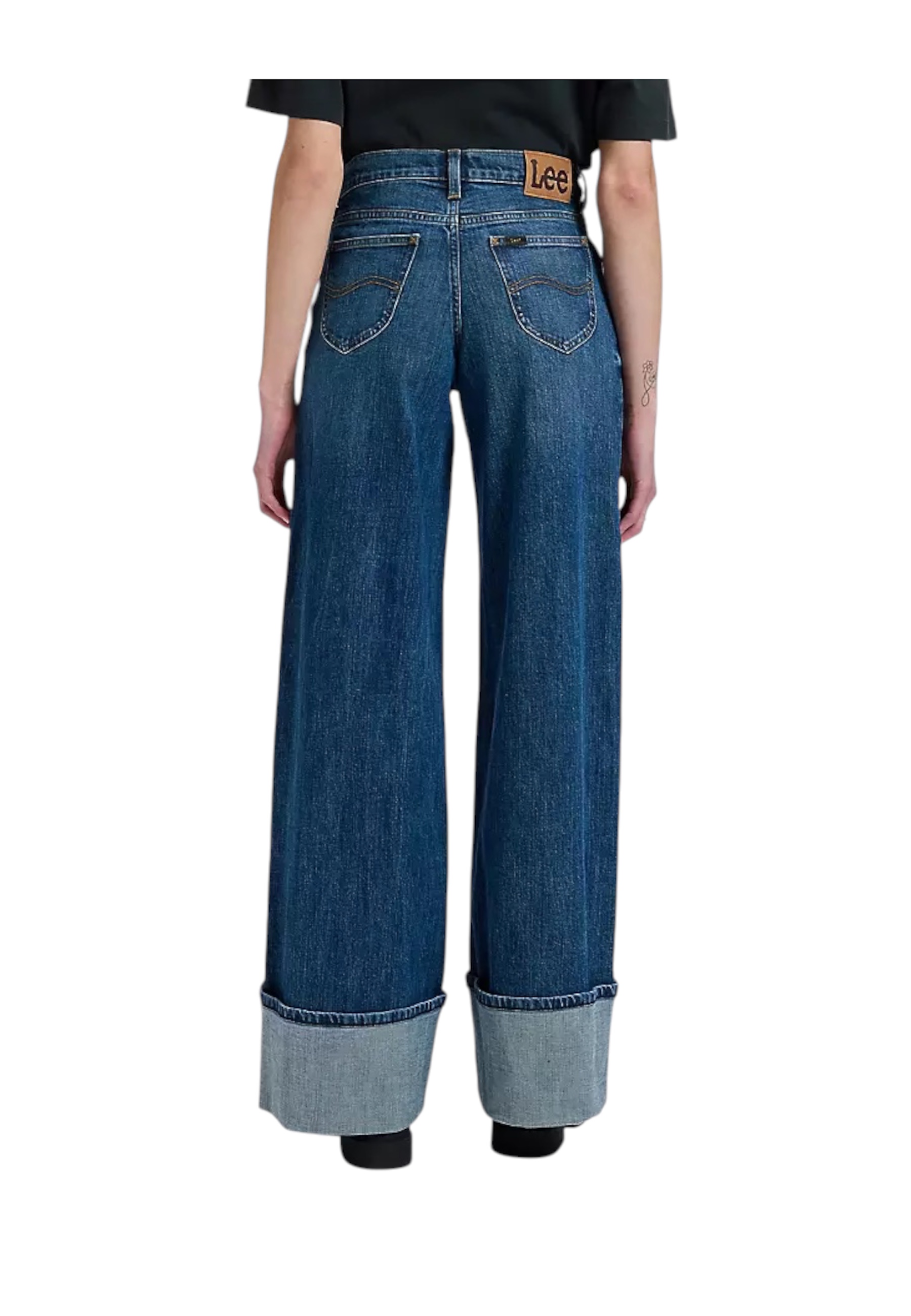 Jeans a palazzo HOPE Donna LEE JEANS con piega 