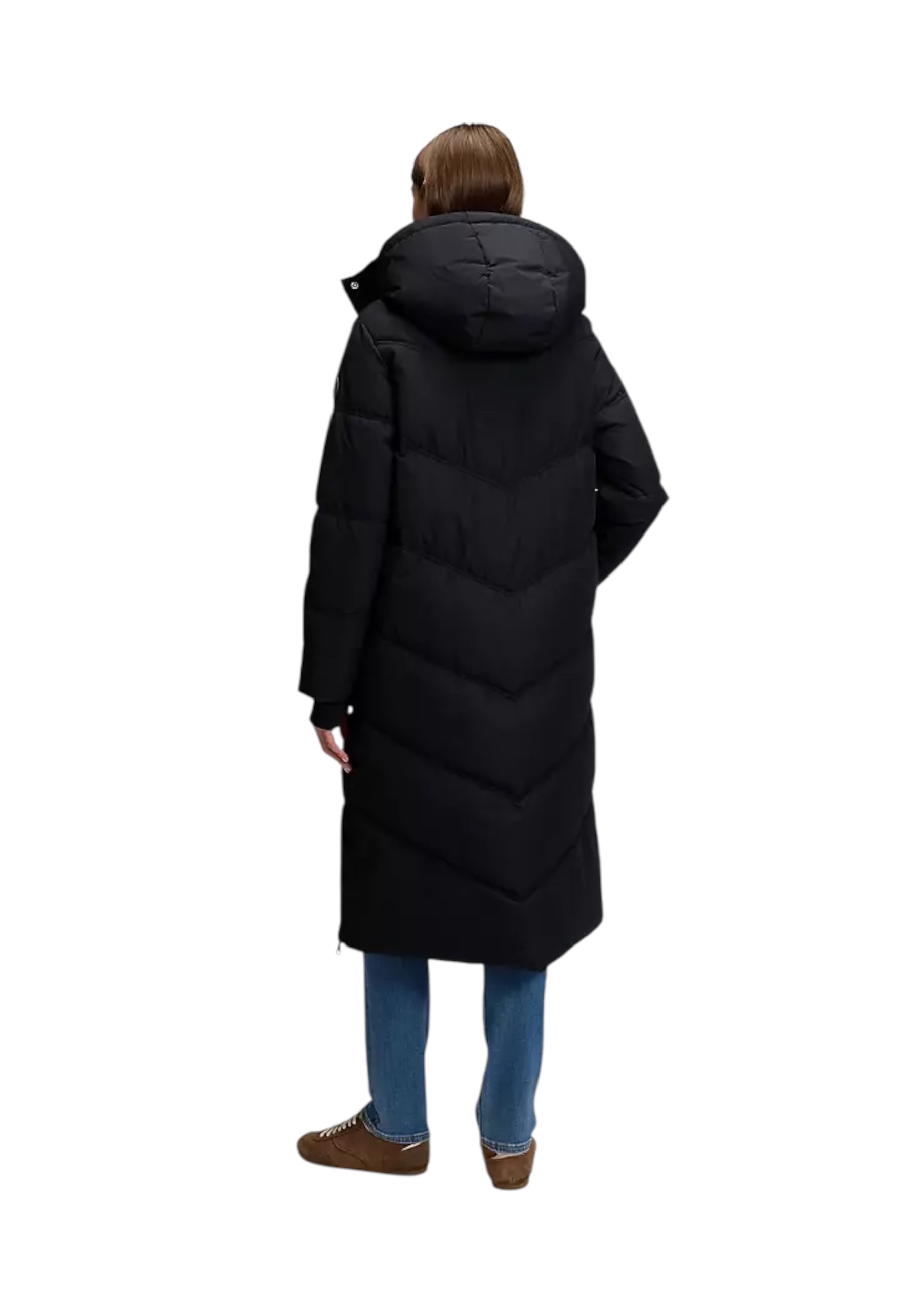 Veste longue duvet avec capuche Femme Lee Jeans avec fermeture éclair