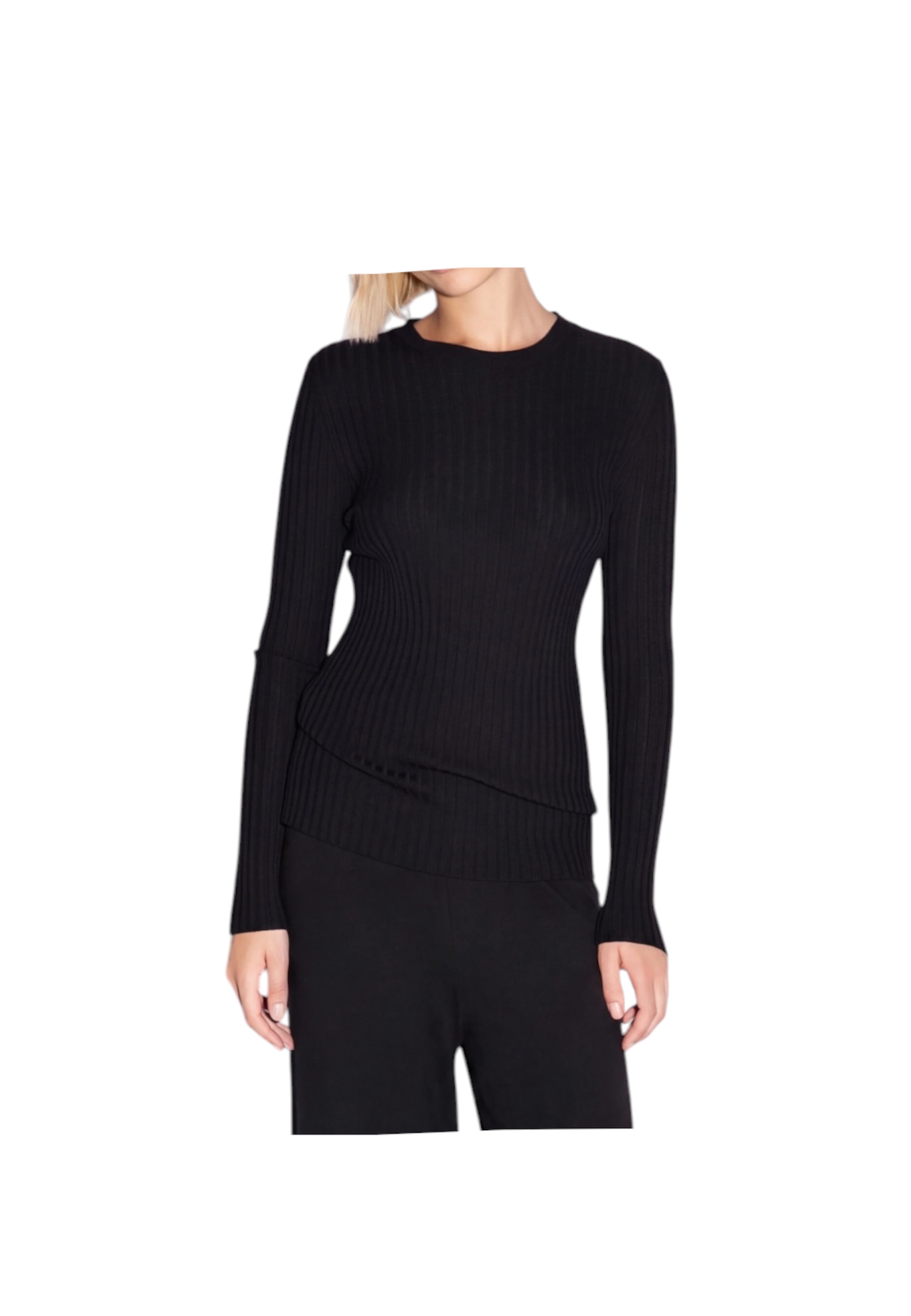Maglia aderente Donna AKEP a costine 