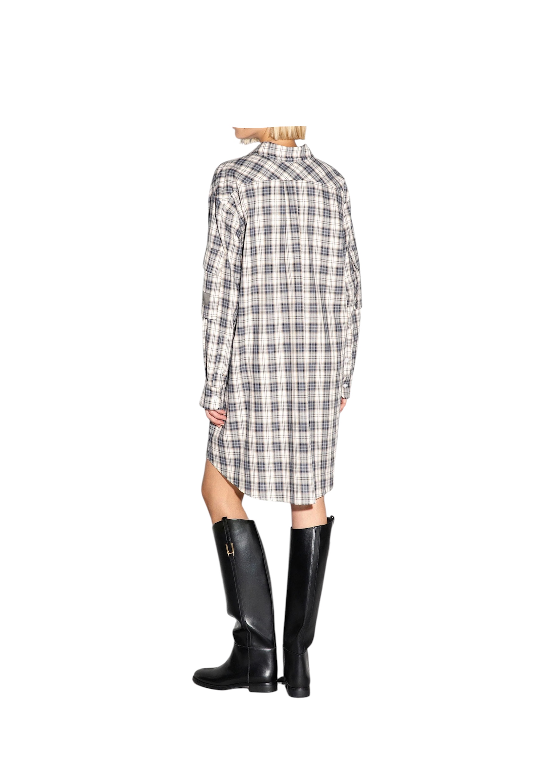 Vestido de camisa corta de las mujeres Akep con pinturas