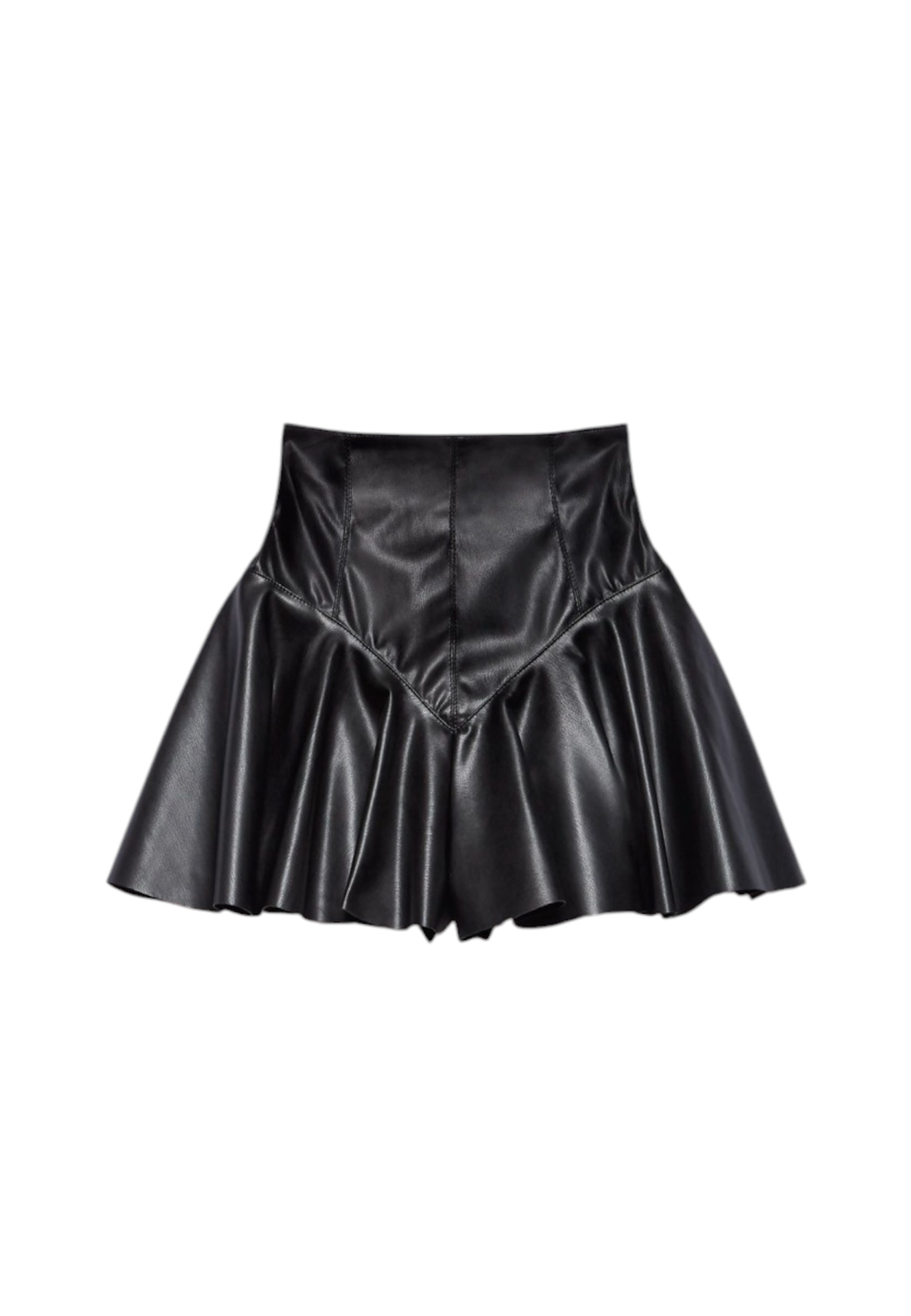 Short ecopelle Donna ANIYE BY con balza 