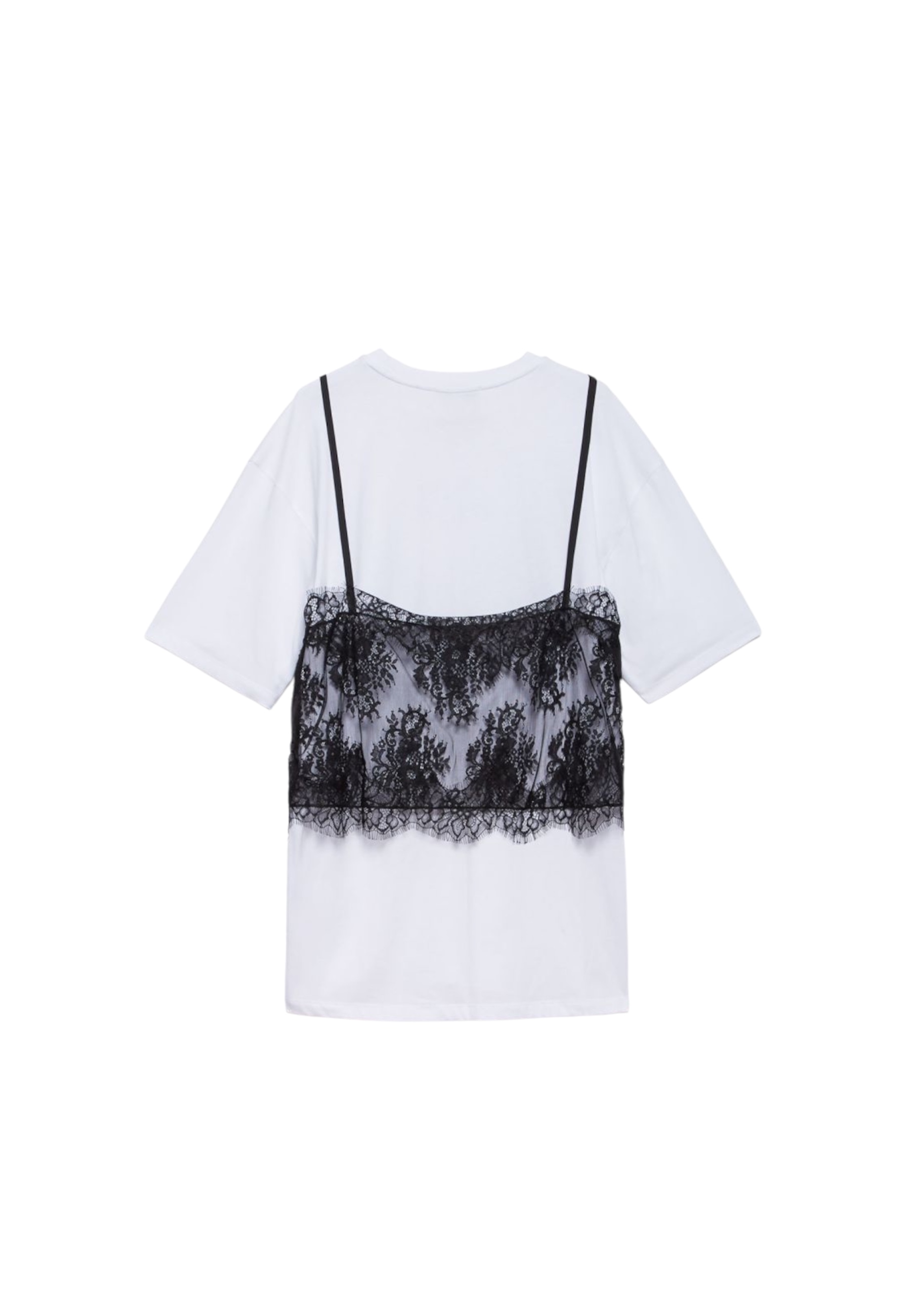 T-shirt mezza manica LILA Donna ANIYE BY con pizzo 