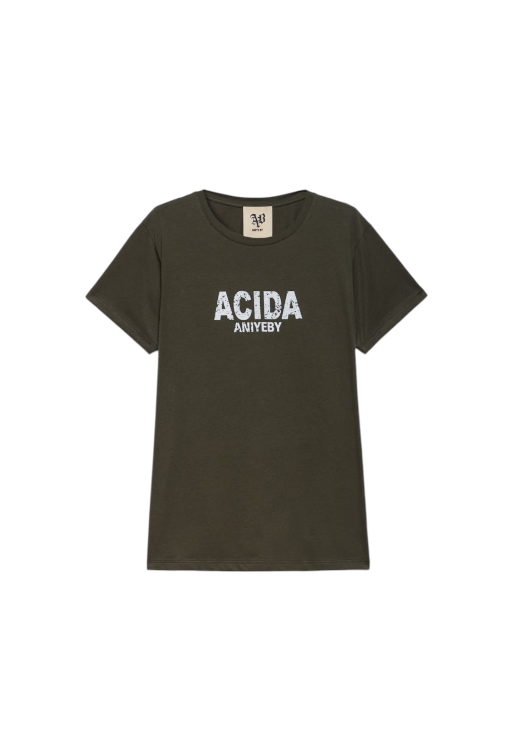 T-shirt mezza manica Donna ANIYE BY scritta ACIDA 