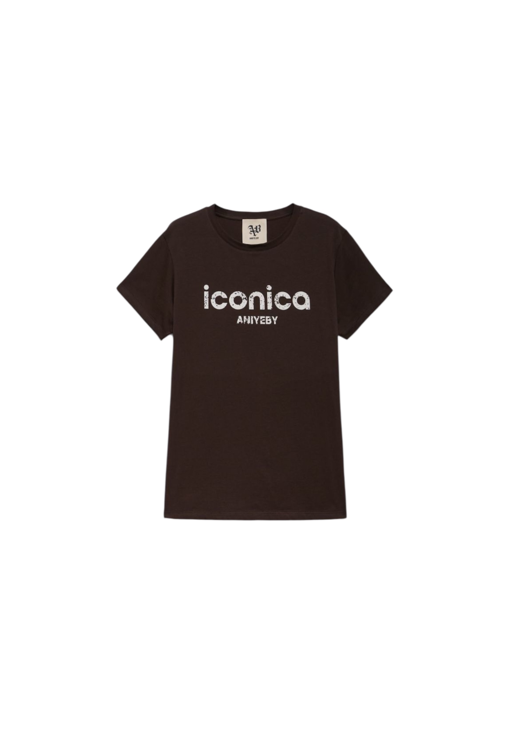 T-shirt mezza manica Donna ANIYE BY scritta ICONICA 