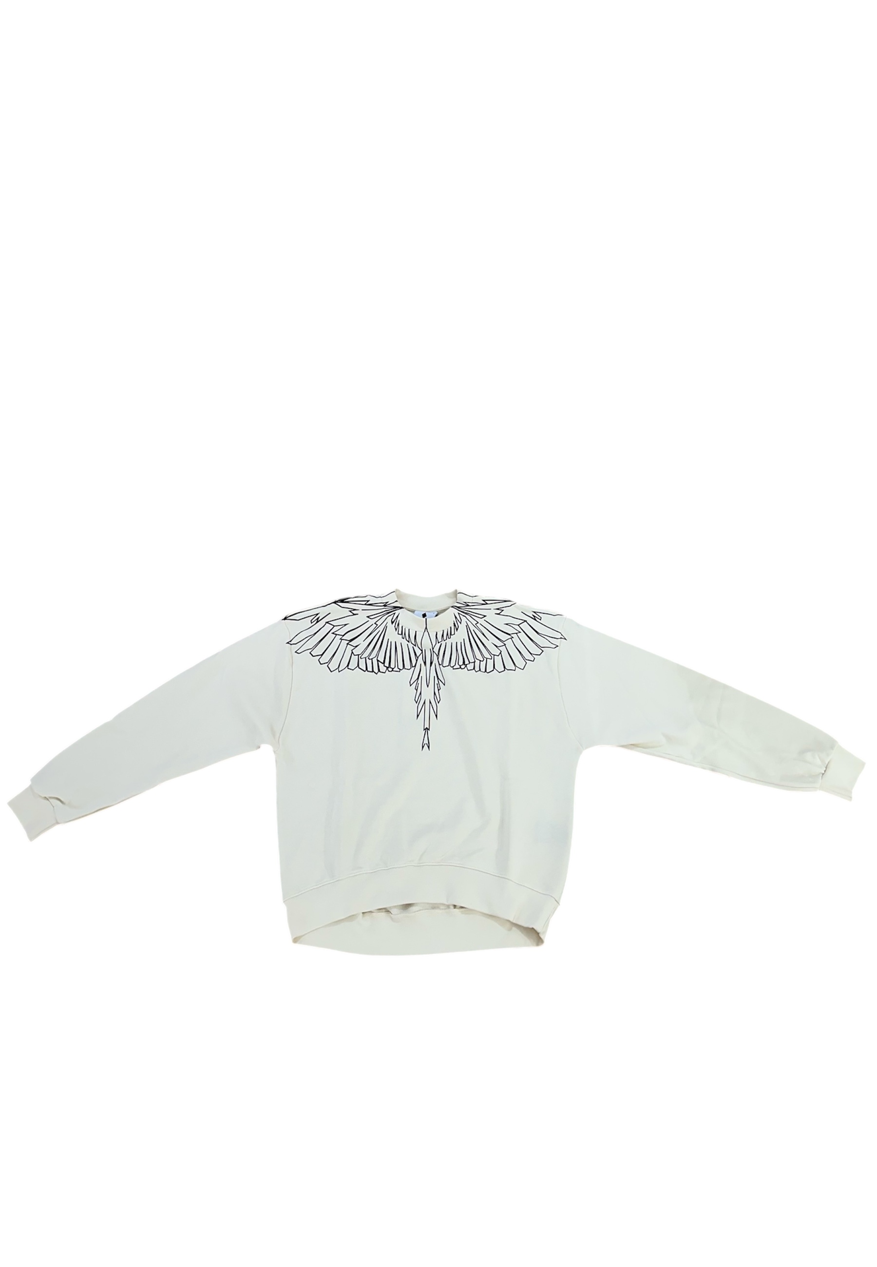 Vrouwen crew hals sweatshirt County Of Milan zwarte vleugels