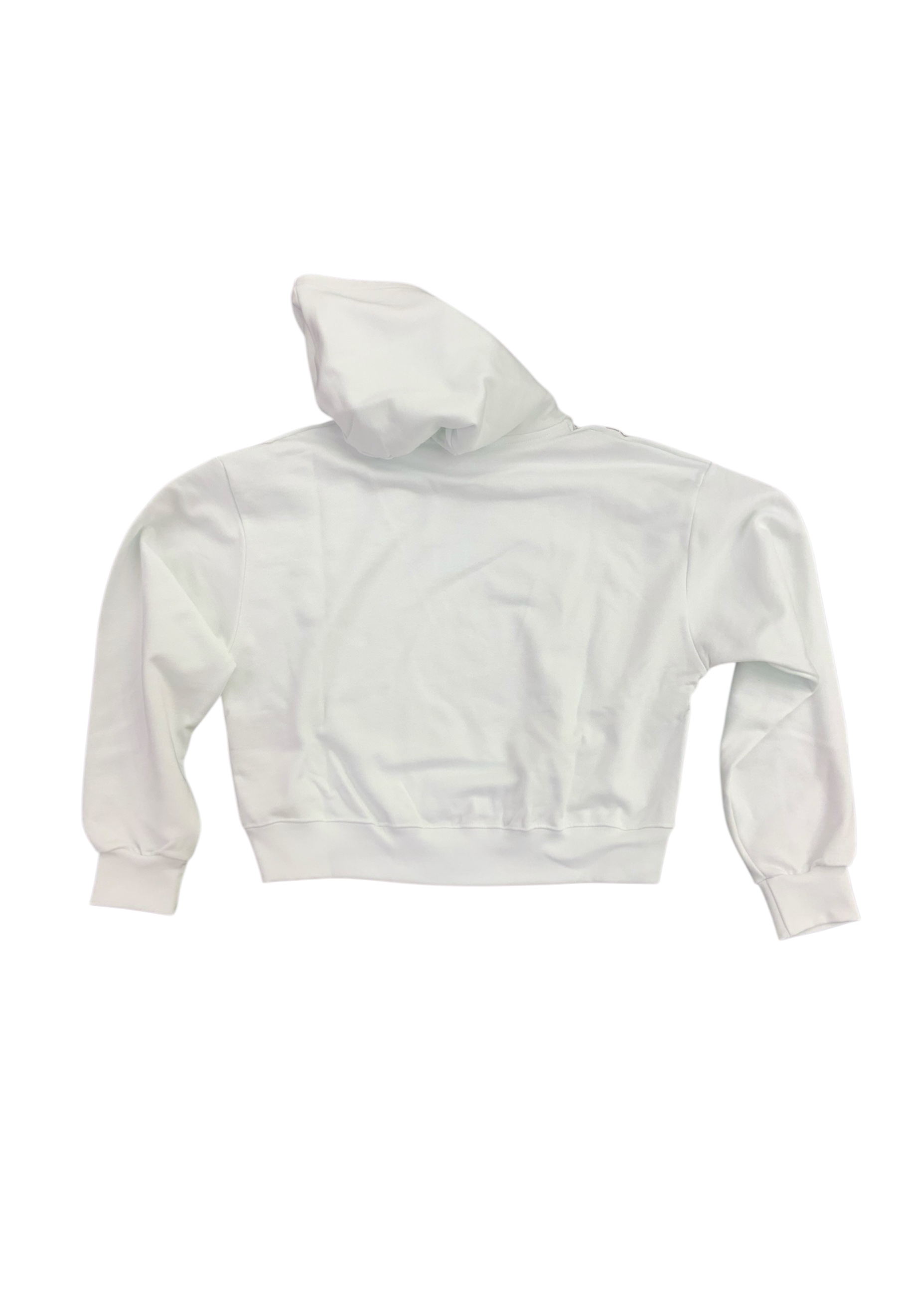 Felpa crop con cappuccio Donna COUNTY OF MILAN silver wings 