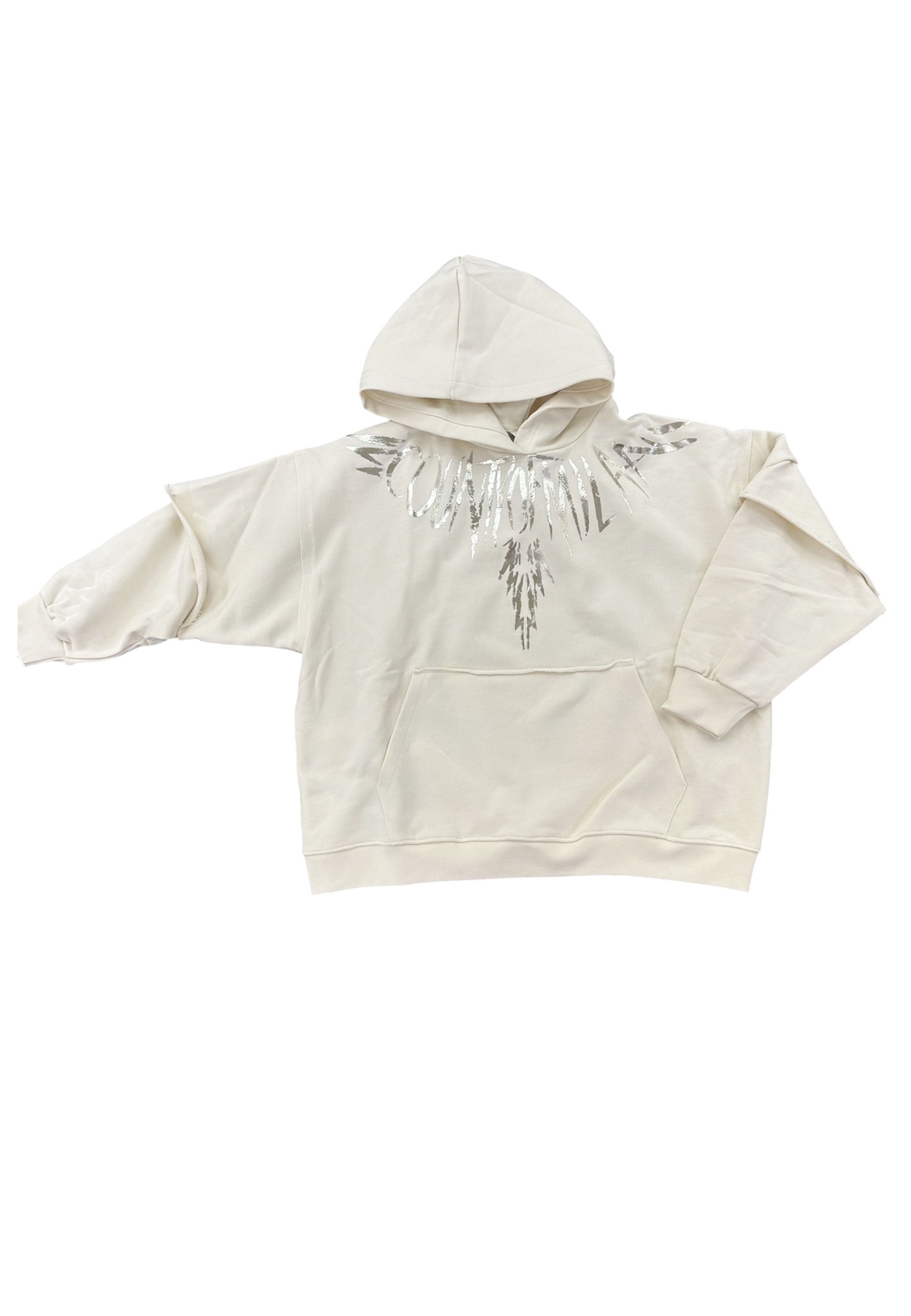 Frauen Hoodie County Of Milan silberne Flügel